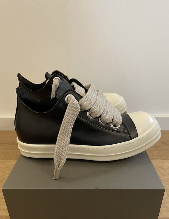 Rick Owens Rick Owens Jumbo Laces Low | Grailed