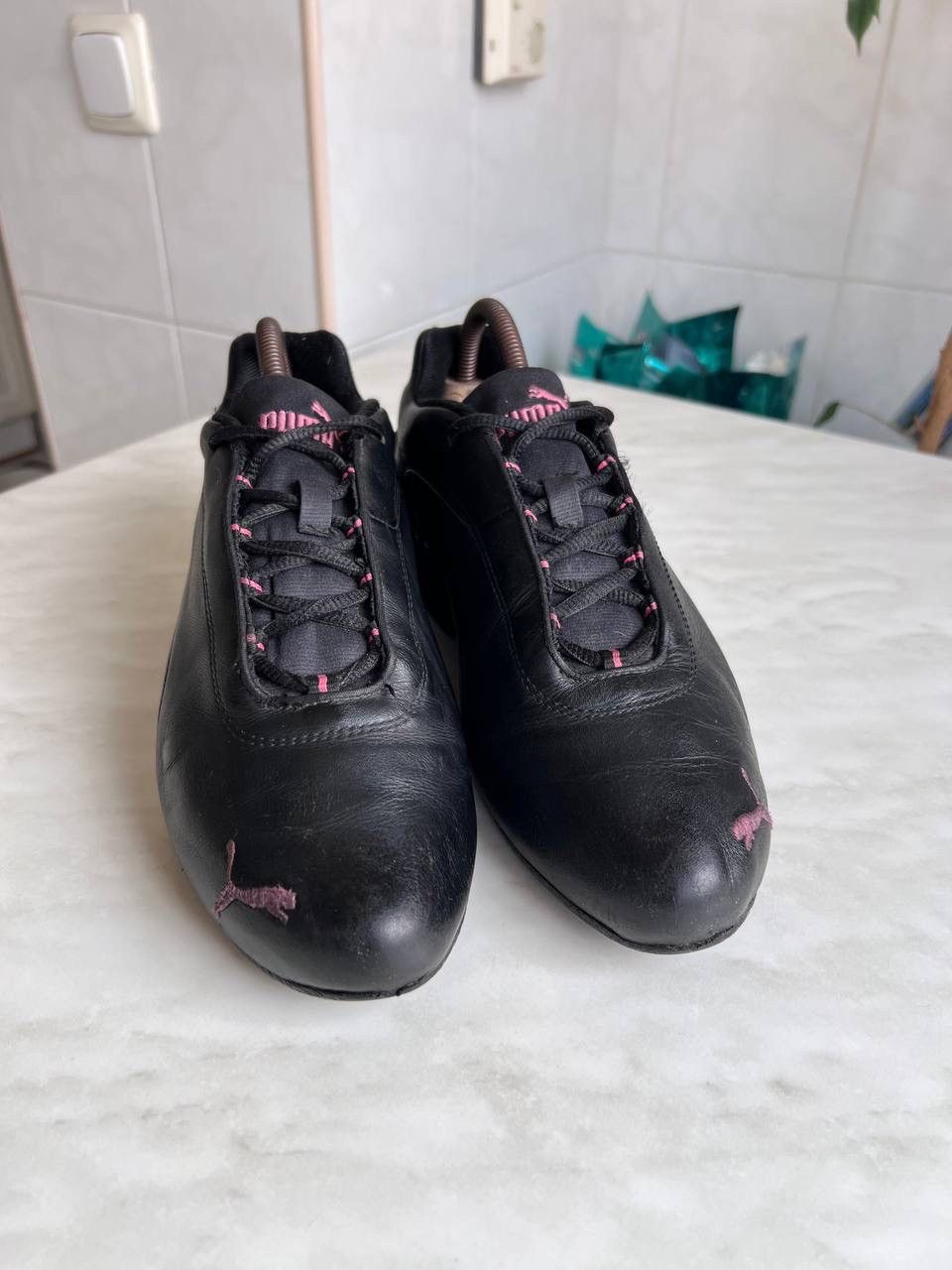 Puma Y2K Vintage Puma Speedcat Style Platform Leather Sneakers Size US 7 / EU 40 - 3 Thumbnail