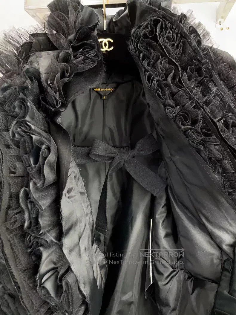 Comme des Garcons Comme Des Garcons Lace Flower Cotton Cape Size S / US 4 / IT 40 - 7 Thumbnail