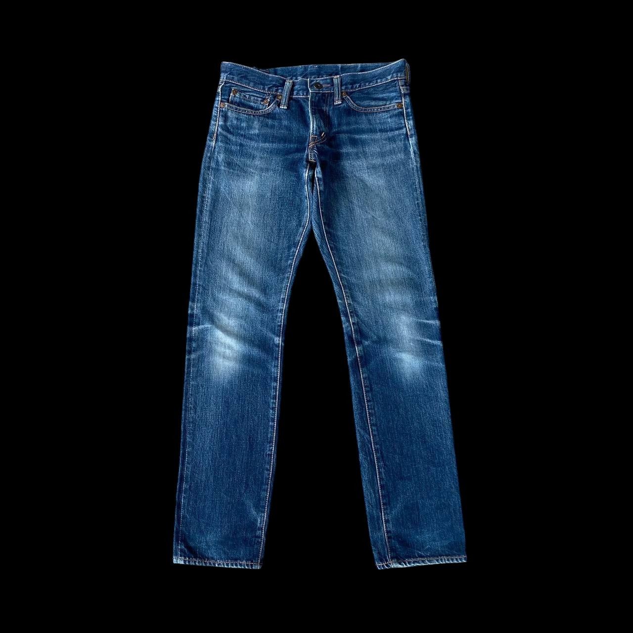 Kapital VINTAGE KAPITAL BY KIRO HIRATA FADED BLUE LOWRISE SLIMFIT Size US 27 - 1 Thumbnail