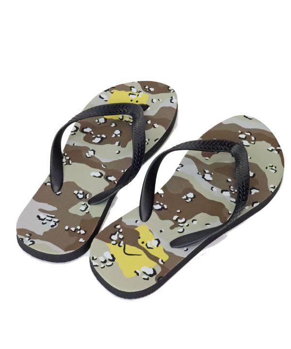 Kapital KAPITAL Chocolate Chip Camouflage Flip Flops sandals Size US 10 / EU 43 - 2 Thumbnail