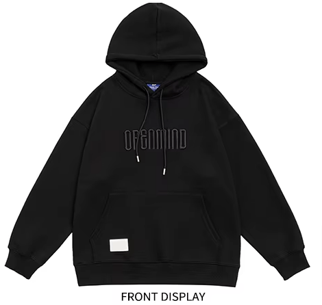 Japanese Brand × Vintage "Open Mind-Black-L" Hoodie Size US L / EU 52-54 / 3 - 1 Thumbnail