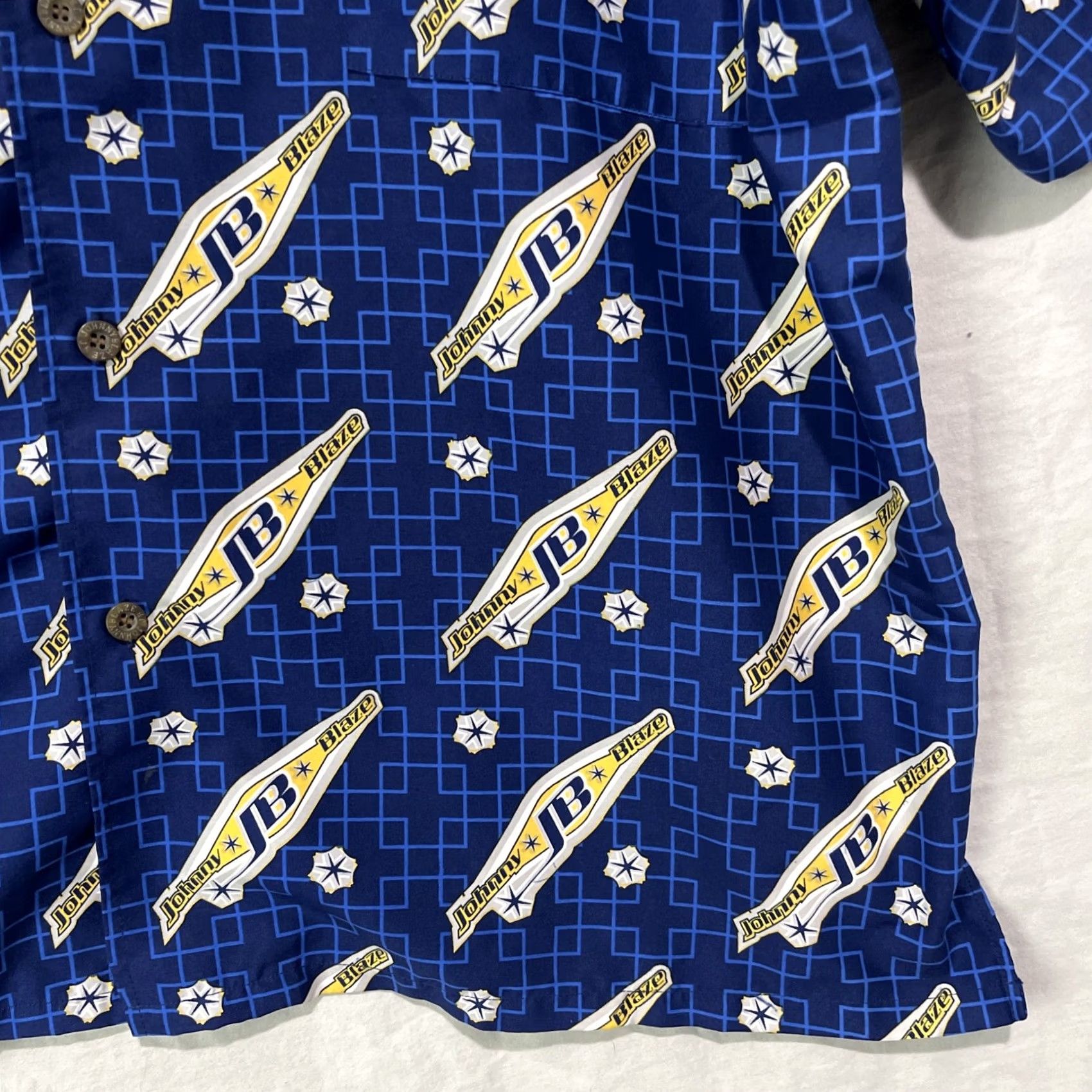 Vintage Johnny Blaze Shirt Mens XL Blue Hip Hop Retro Vintage Size US XL / EU 56 / 4 - 5 Thumbnail