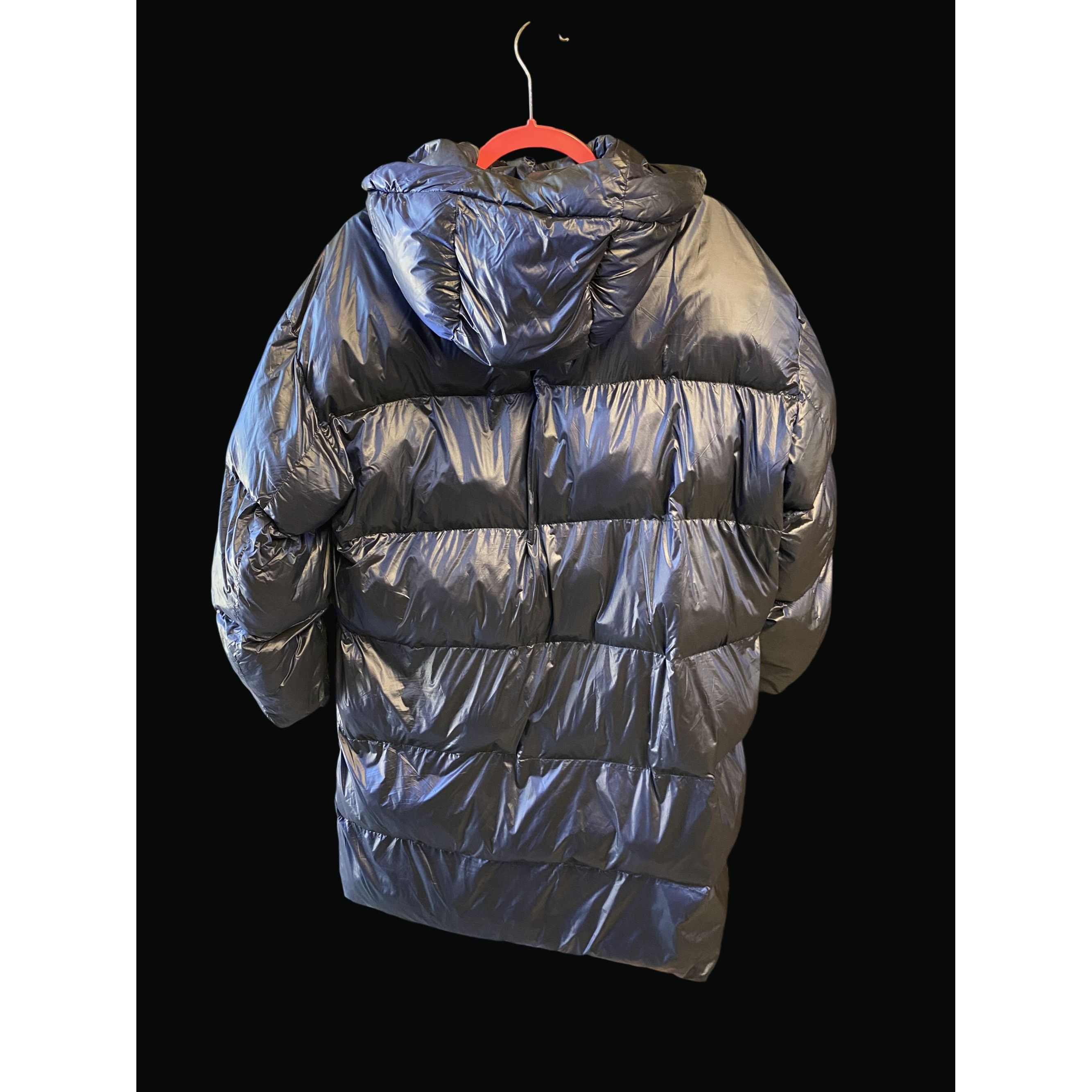 Fabletics Fabletics Womens Navy Blue Oversized Puffer Coat With Hood S Size L / US 10 / IT 46 - 4 Thumbnail