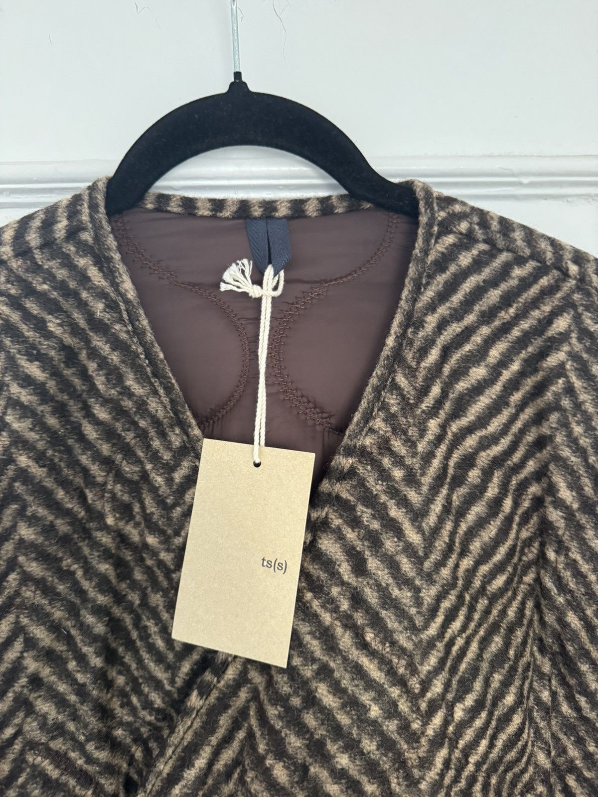 Ts(S) ts(s) Large Herringbone Quilted Cloth / Liner Buckle Jacket Size US M / EU 48-50 / 2 - 2 Thumbnail