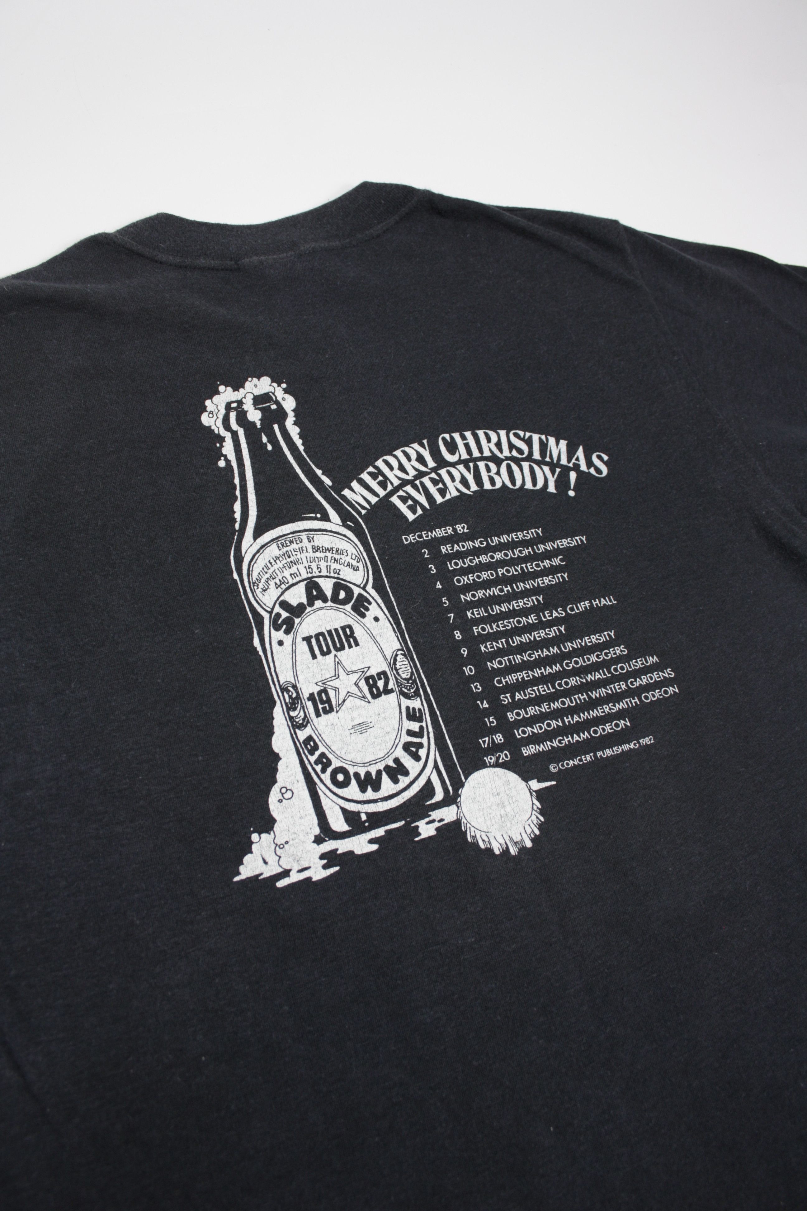 Band Tees × Vintage Slade On Stage 1982 Album Promo Christmas Tour T-Shirt Size L / US 10 / IT 46 - 4 Thumbnail