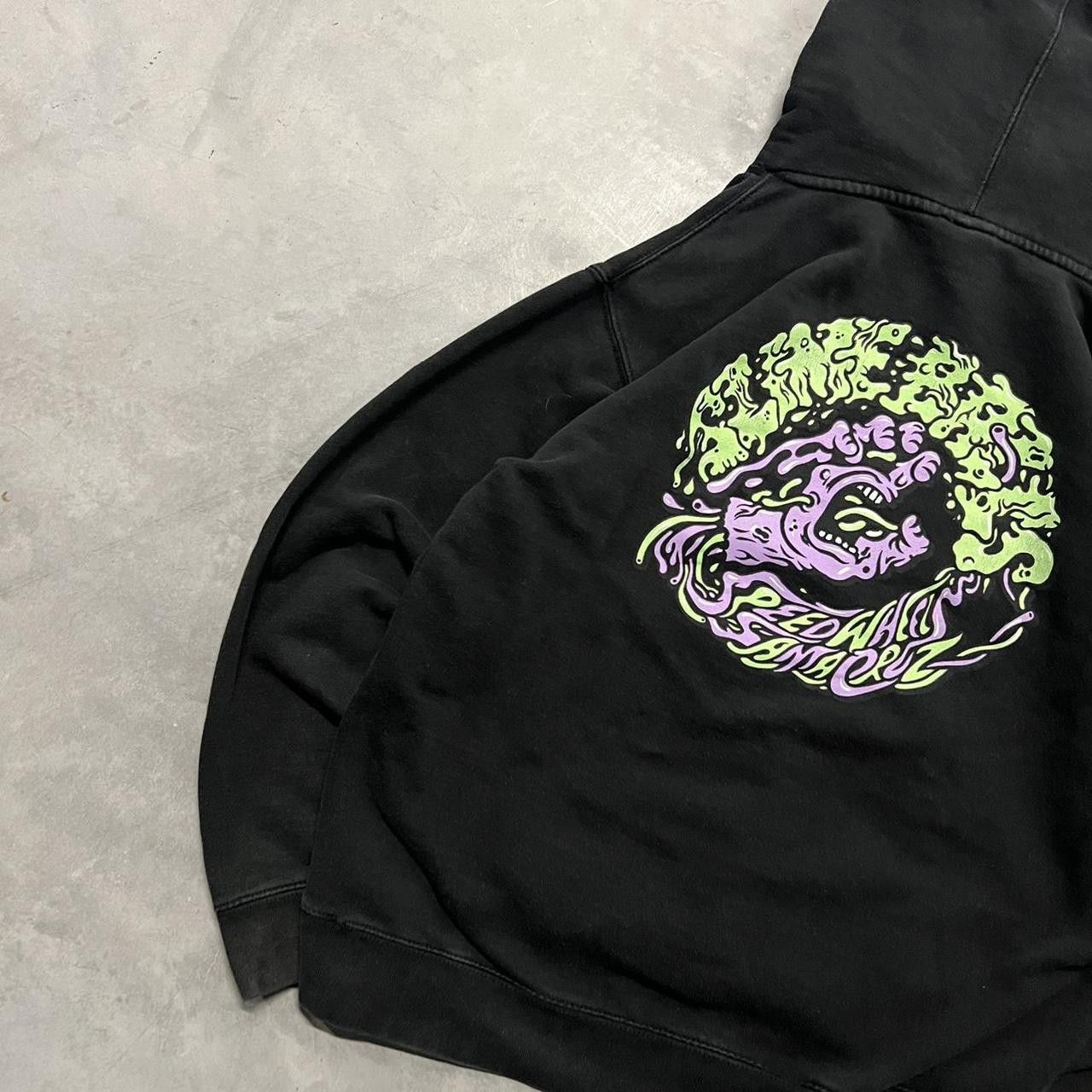 Santa Cruz Skateboards × Vintage Vintage Y2K Skater Essential Slime Balls Santa Cruz Hoodie! Size US S / EU 44-46 / 1 - 2 Thumbnail
