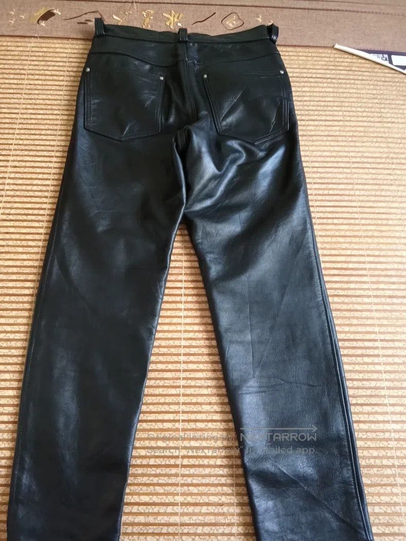 Other Leather pants, heavy cowhide Size US 30 / EU 46 - 2 Thumbnail