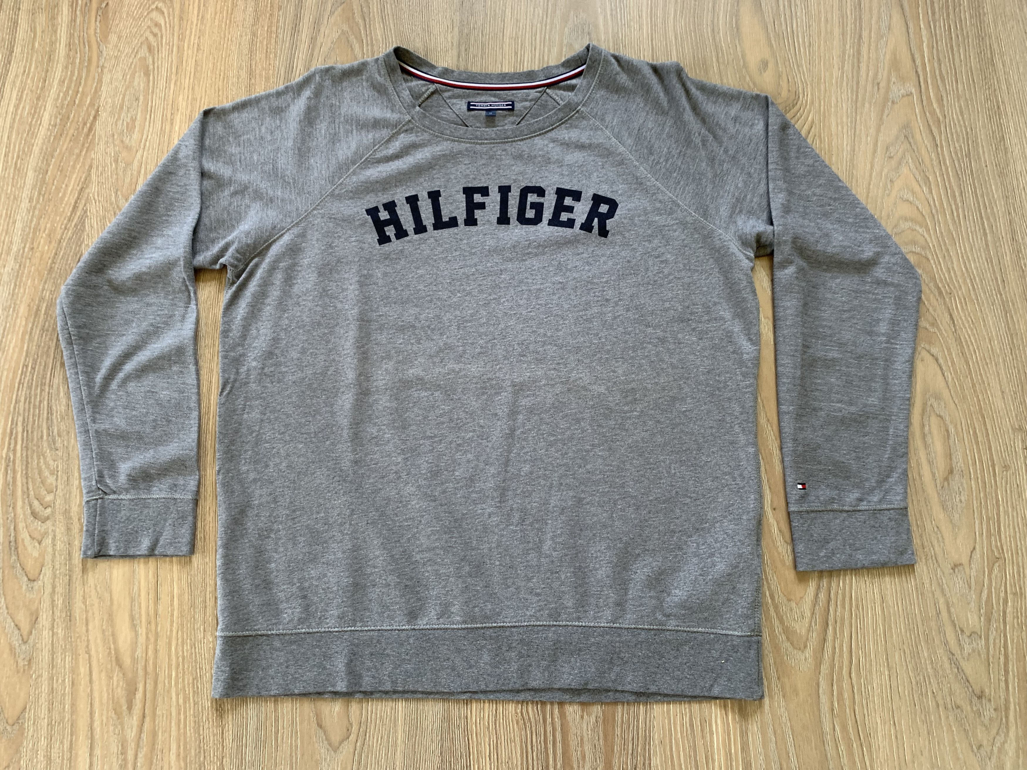 Designer × Tommy Hilfiger Tommy Hilfiger Grey Cotton Sweatshirt Size US M / EU 48-50 / 2 - 2 Thumbnail