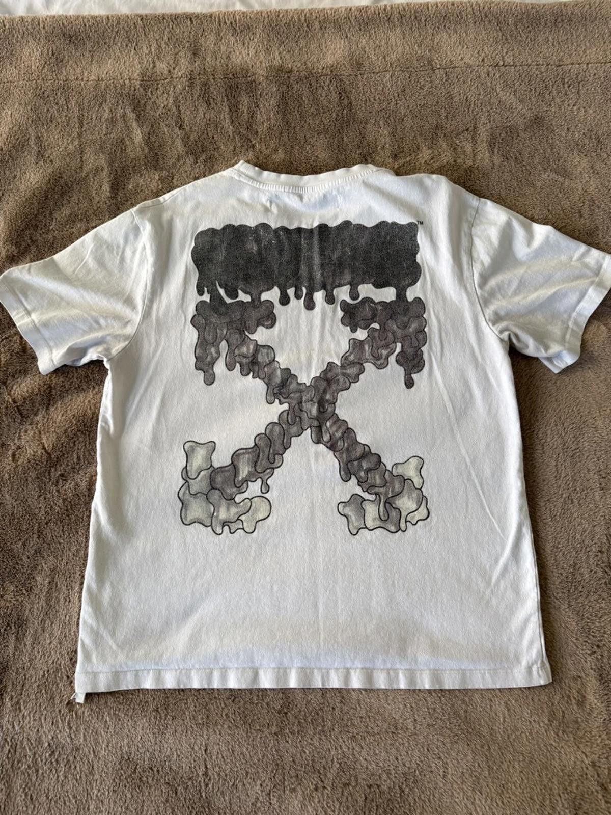 Off-White White Graphic Print T-Shirt