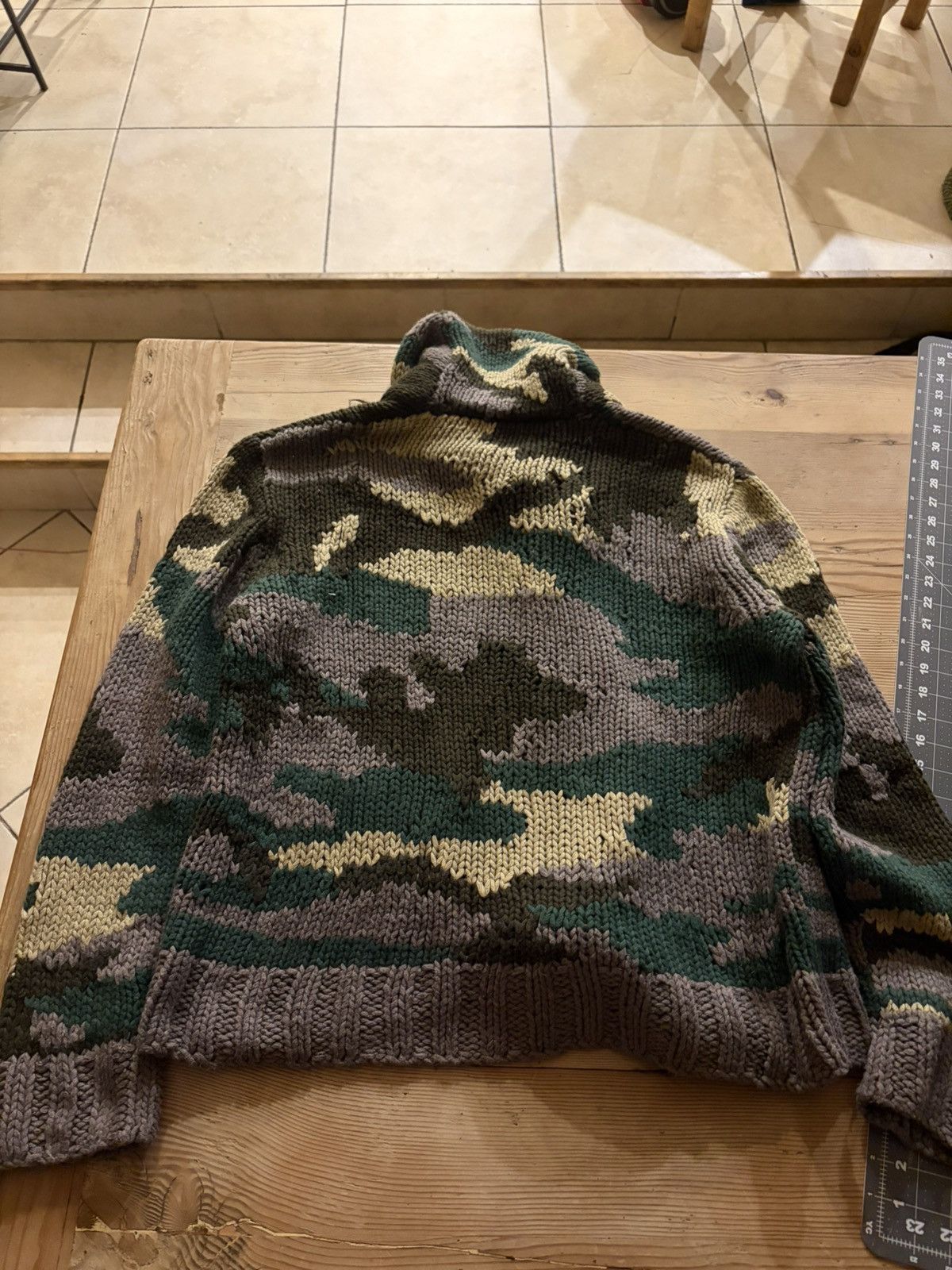 Rhude Camo Rhude knitted cardigan size xl Size US XL / EU 56 / 4 - 2 Thumbnail