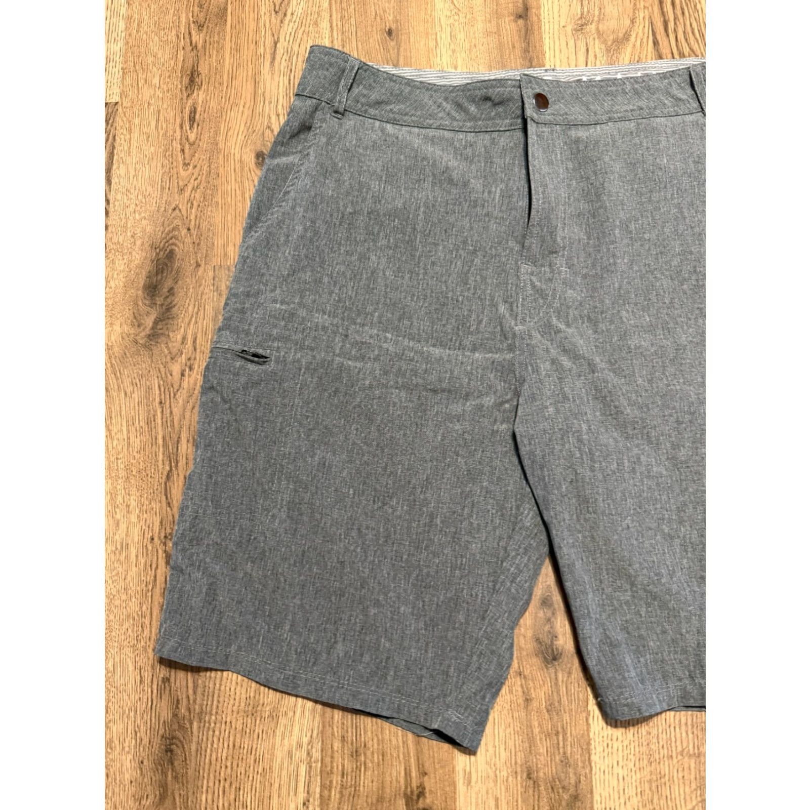 Vintage Abbot Main Shorts Men's 34 Gray Chino Shorts Flat Front Pockets Vintage? No Size US 34 / EU 50 - 3 Thumbnail
