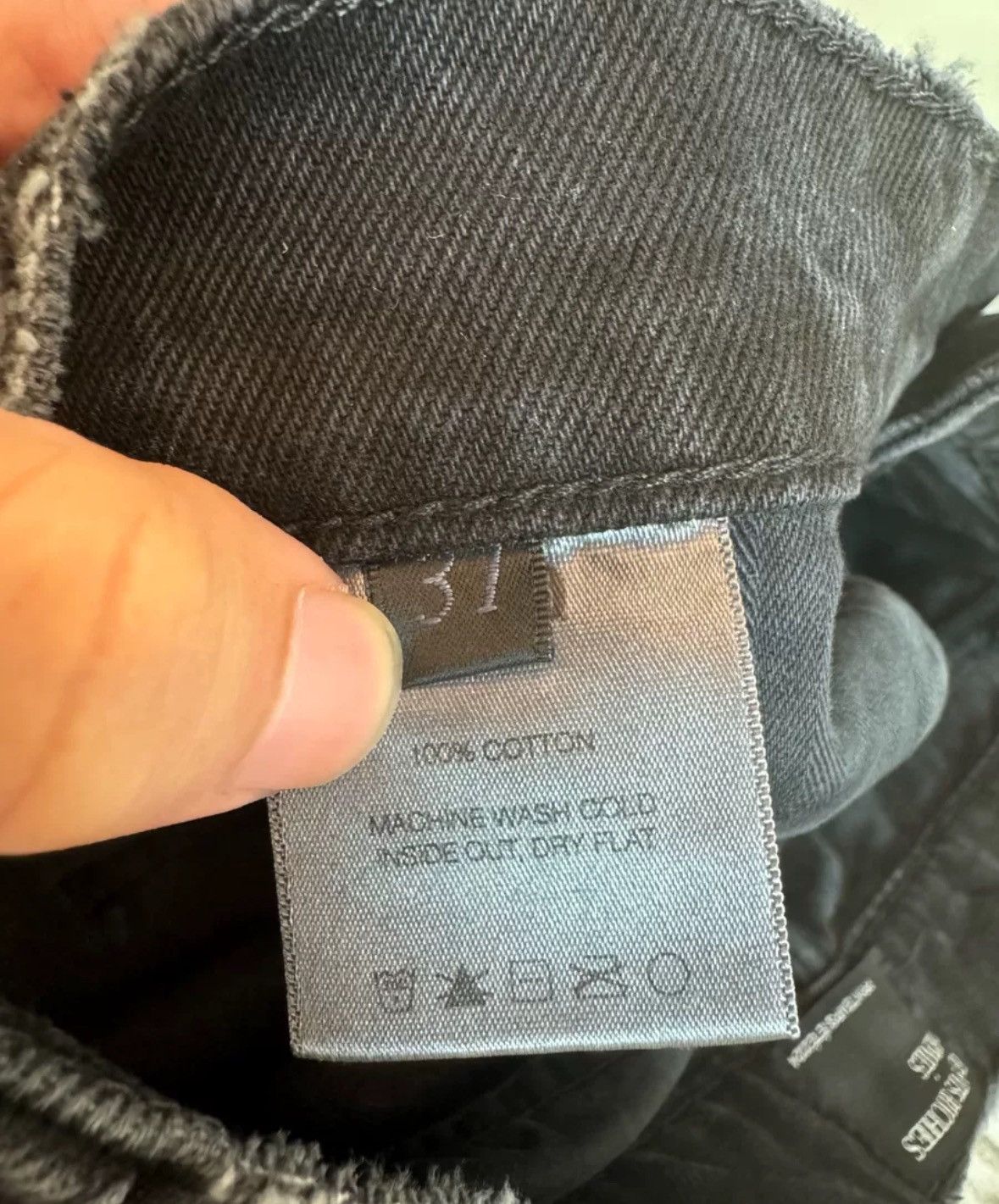Enfants Riches Deprimes Enfants Riches Deporimes 24ss Micro Lap Hole Jeans Size US 31 - 4 Thumbnail