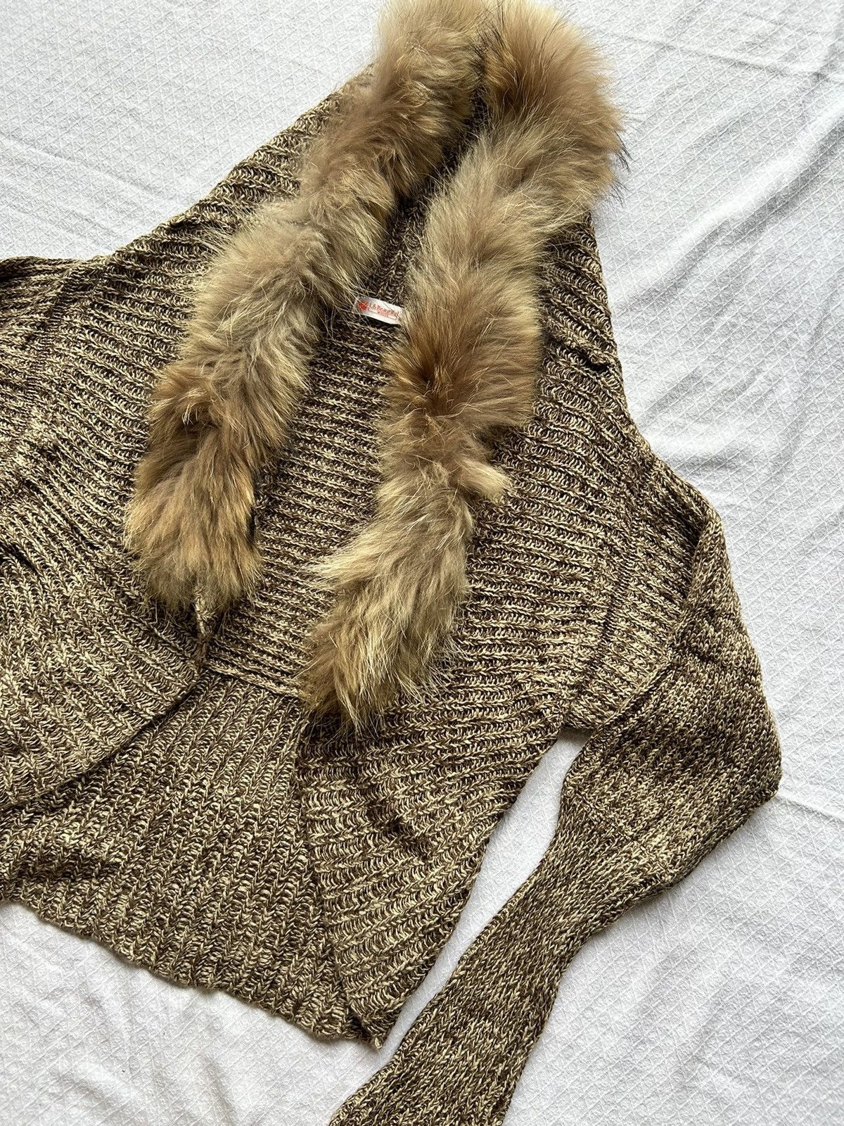 Japanese Brand BINDINGOFFER💸Fur cardigan japanese knitted Ifsixwasnine lgb Size US M / EU 48-50 / 2 - 6 Thumbnail