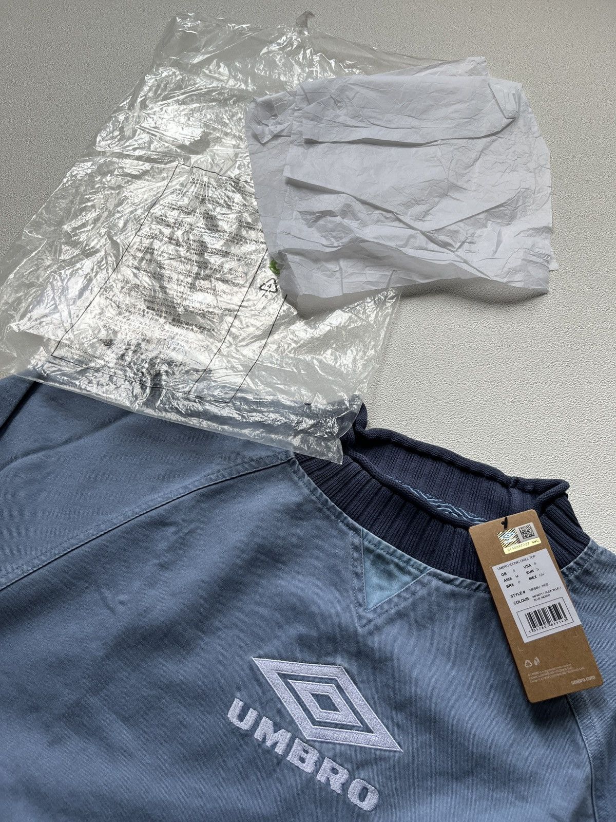 Umbro UMBRO Iconic Drill Top Infinity / Dusk Blue / Blue Indigo Size US M / EU 48-50 / 2 - 6 Thumbnail
