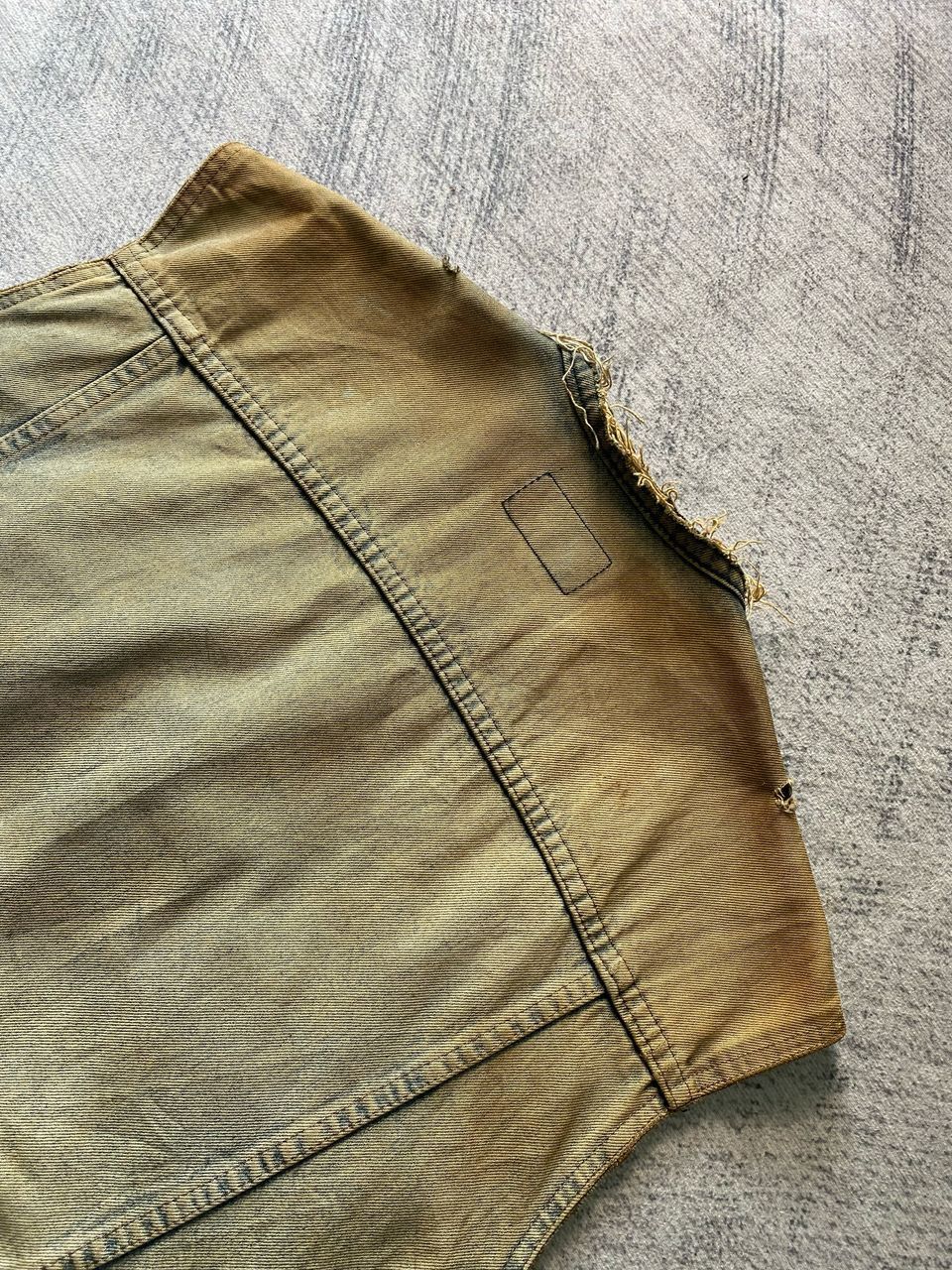 Levi's × Vintage Vintage Levis Distressed Denim Vest Jacket Size US M / EU 48-50 / 2 - 18 Thumbnail