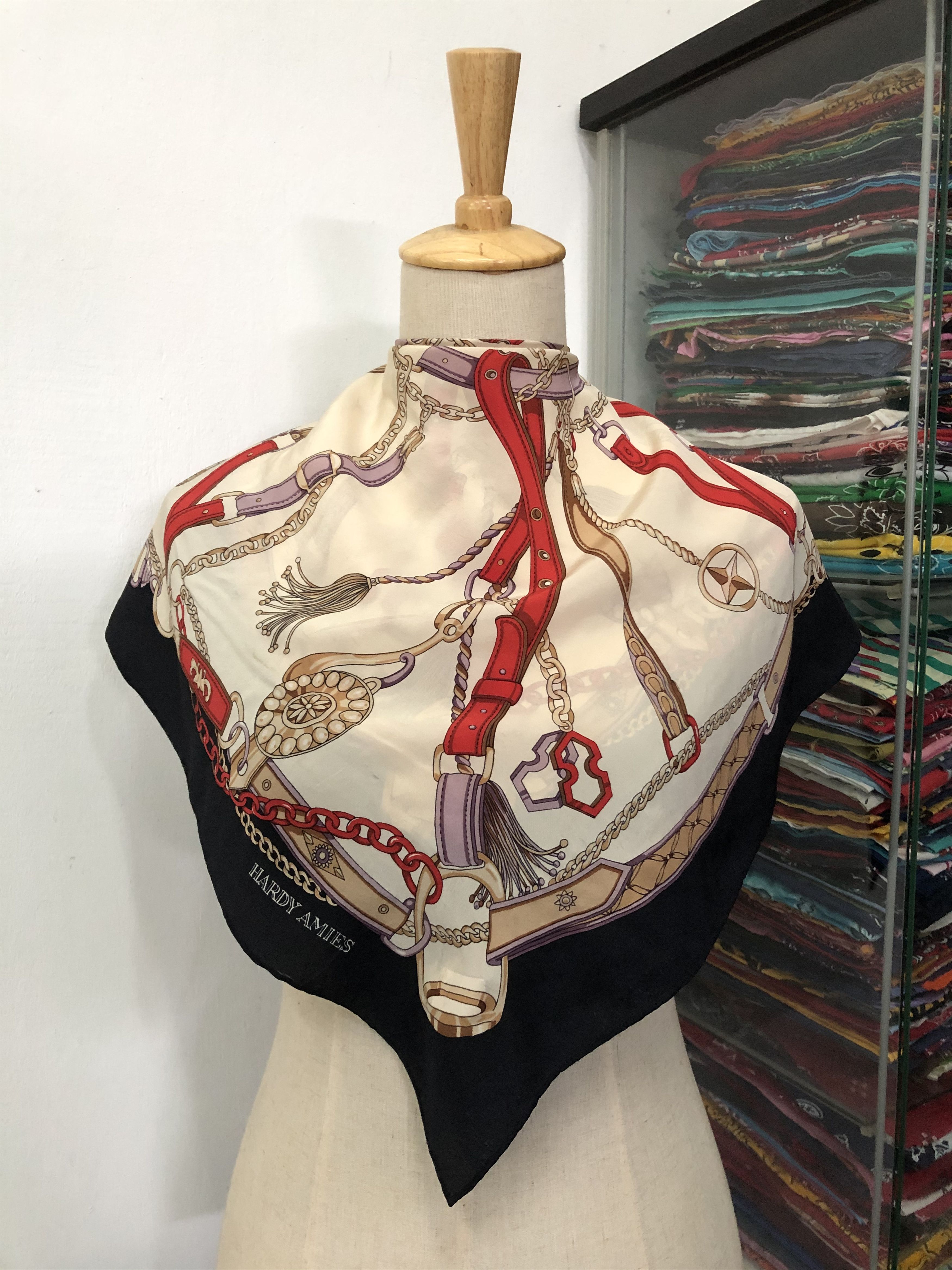 Hardy Amies Vintage Hardy Amies Silk Scarf Size ONE SIZE - 1 Thumbnail