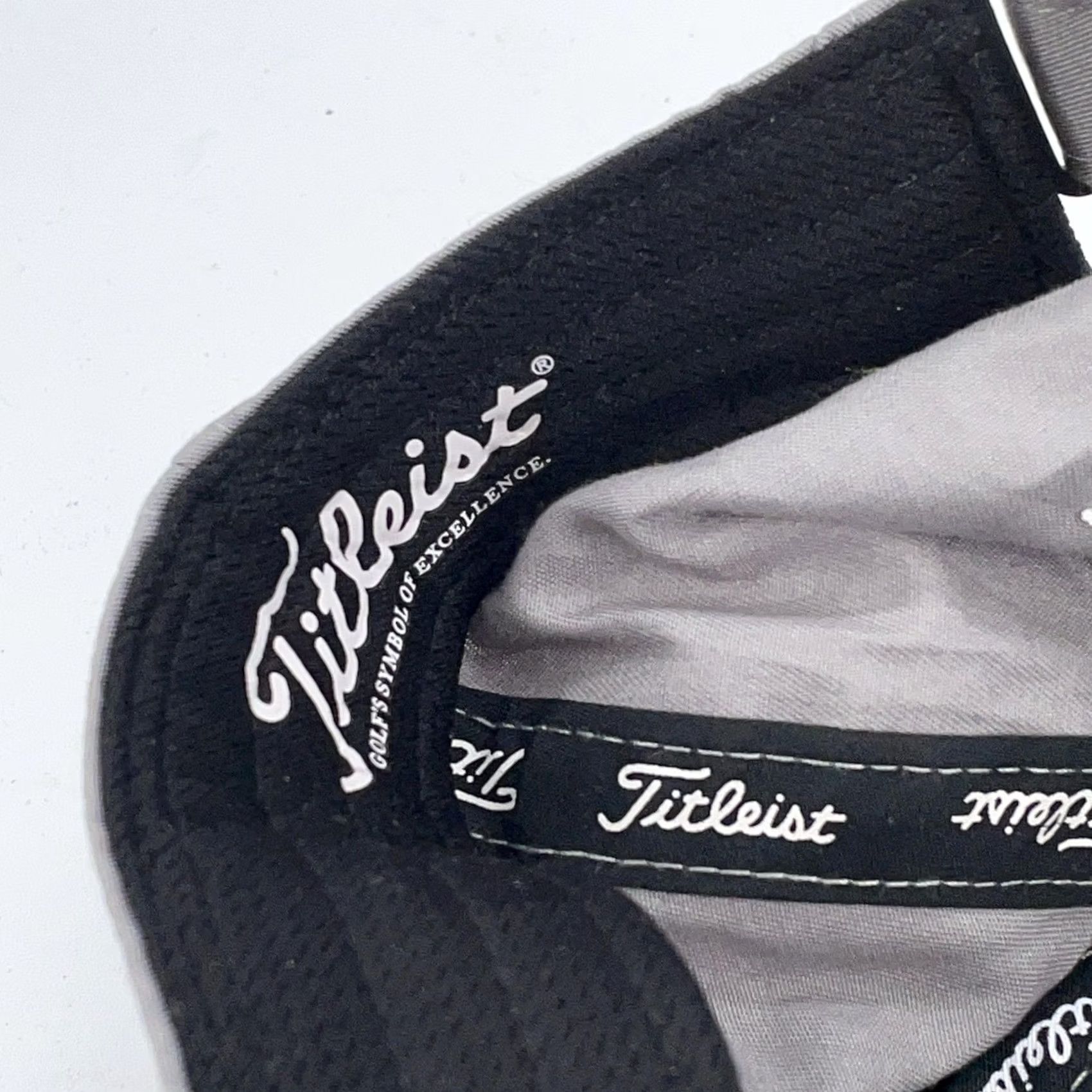 Titleist Titleist Golf Hat Cap TSR Strap Back Gray Performance Embroidered Patch Mens Size ONE SIZE - 6 Thumbnail