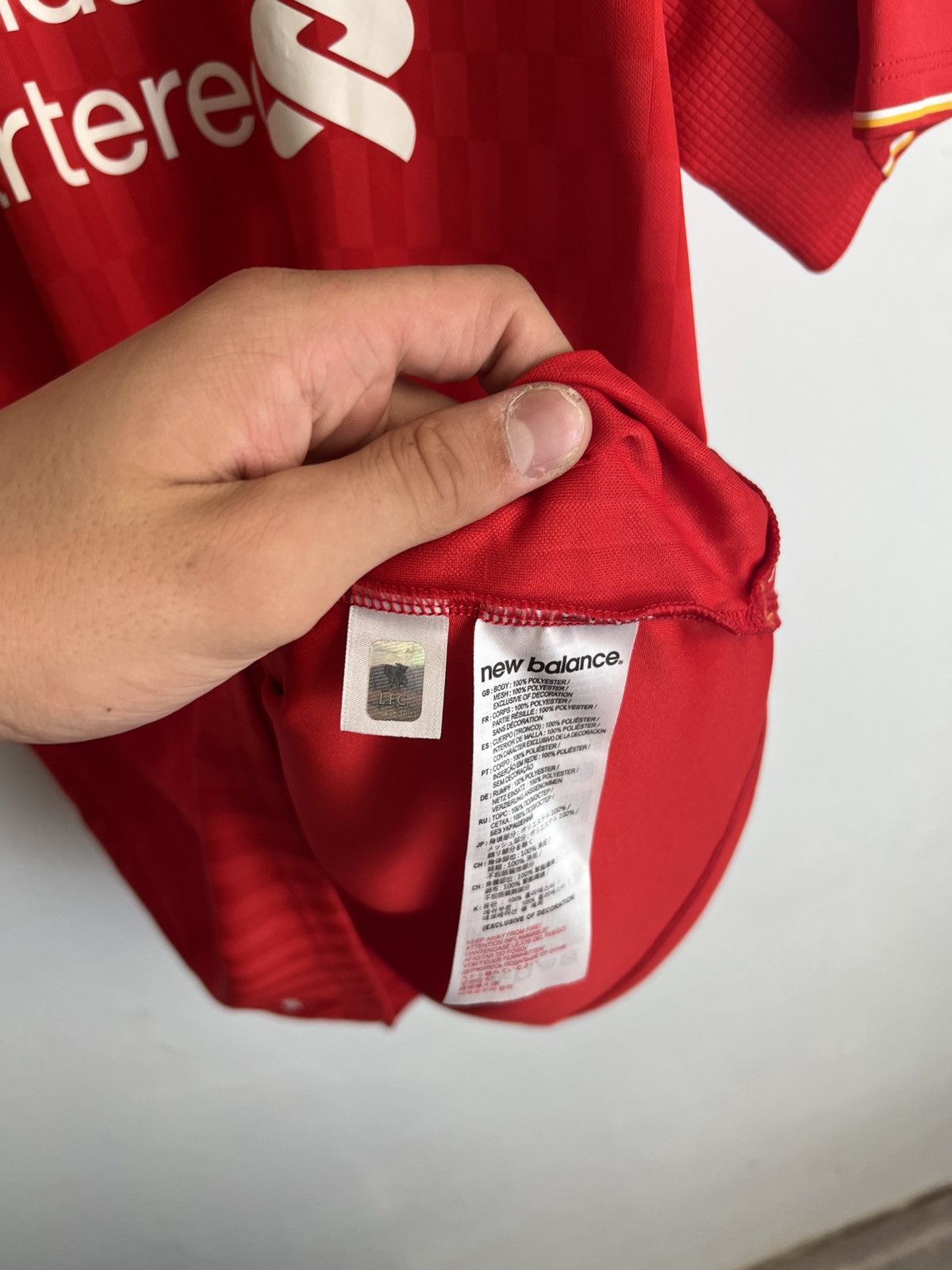 New Balance New balance Liverpool jersey 2016 Size US M / EU 48-50 / 2 - 5 Thumbnail
