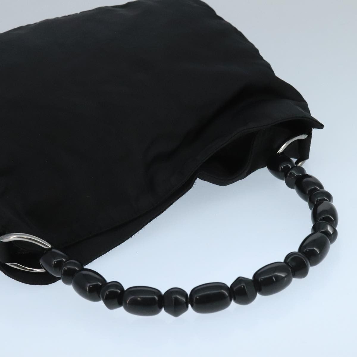 Dior DIOR Maris Pearl Hand Bag Leather Black Silver Size ONE SIZE - 6 Thumbnail