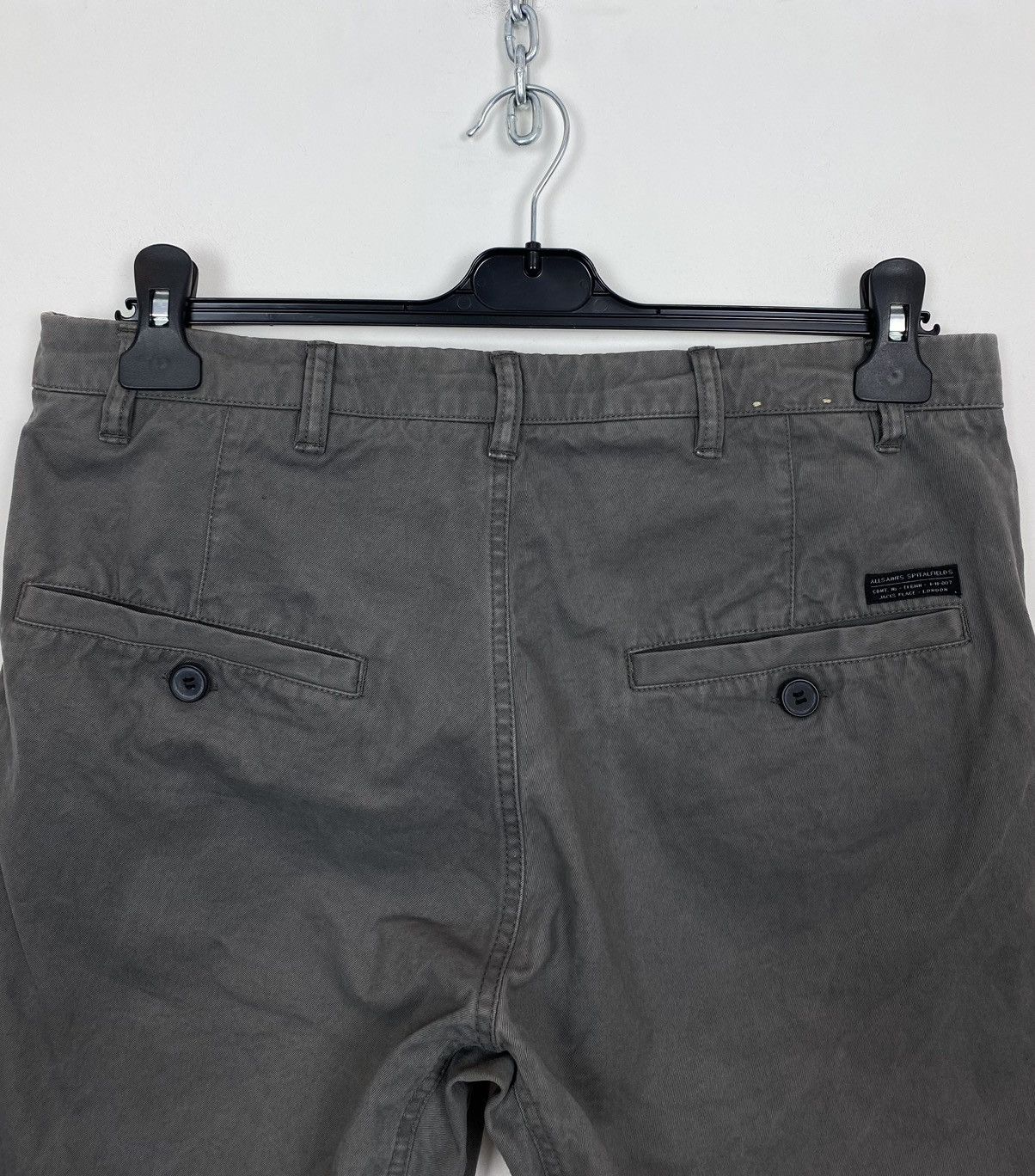 Allsaints AllSaints Mitre Shorts Chino 100% Cotton Men’s Size 32 Grey Size US 32 / EU 48 - 7 Thumbnail