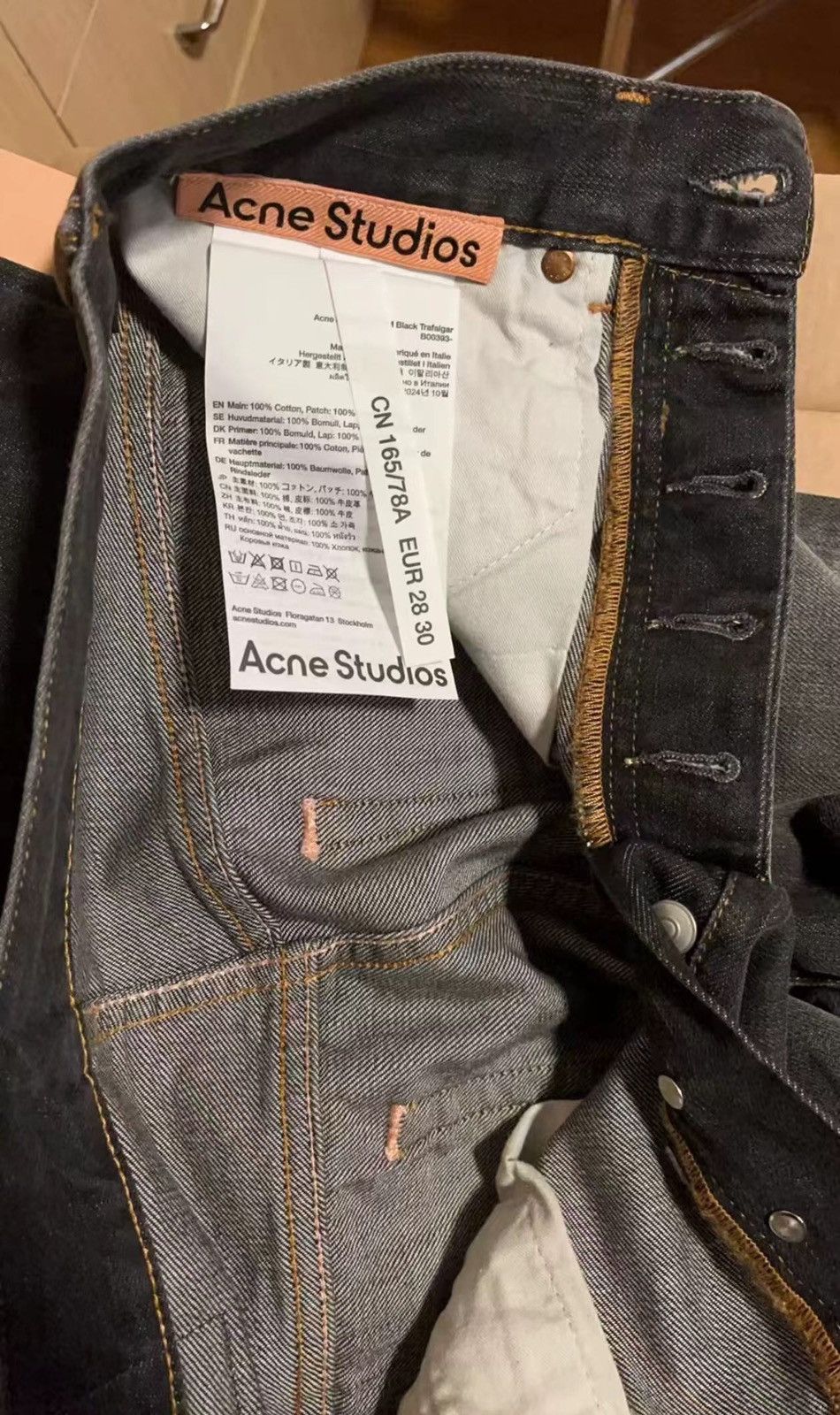 Acne Studios acne studios Splash-ink jeans 2412-Nextarrow Size US 28 / EU 44 - 6 Thumbnail