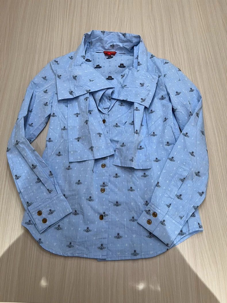 Vivienne Westwood Vivienne Westwood Red Label Bow Shirt - dmc Size US XS / EU 42 / 0 - 1 Thumbnail
