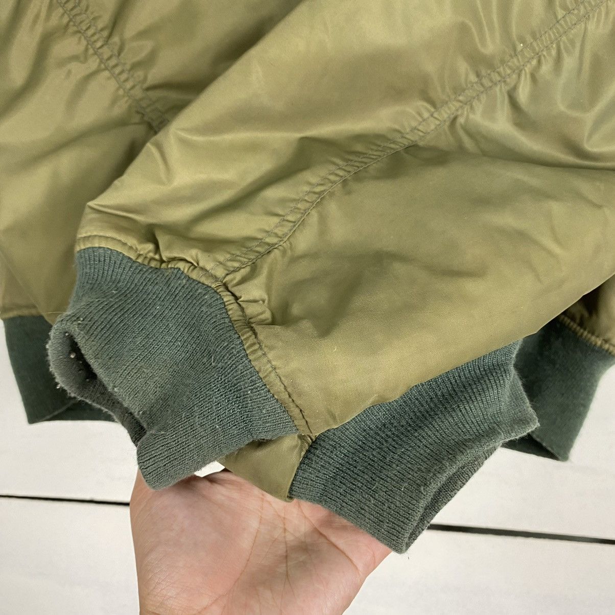 Flight Club × Japanese Brand 💥WARM HEART SUNFADED STREET RIOT MA1 BOMBER JACKET Size US L / EU 52-54 / 3 - 8 Thumbnail