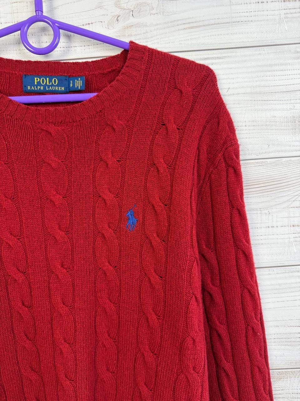 Polo Ralph Lauren Polo Ralph Lauren Sweater Mens Cable Knit Crewneck Pullover Size US S / EU 44-46 / 1 - 3 Thumbnail