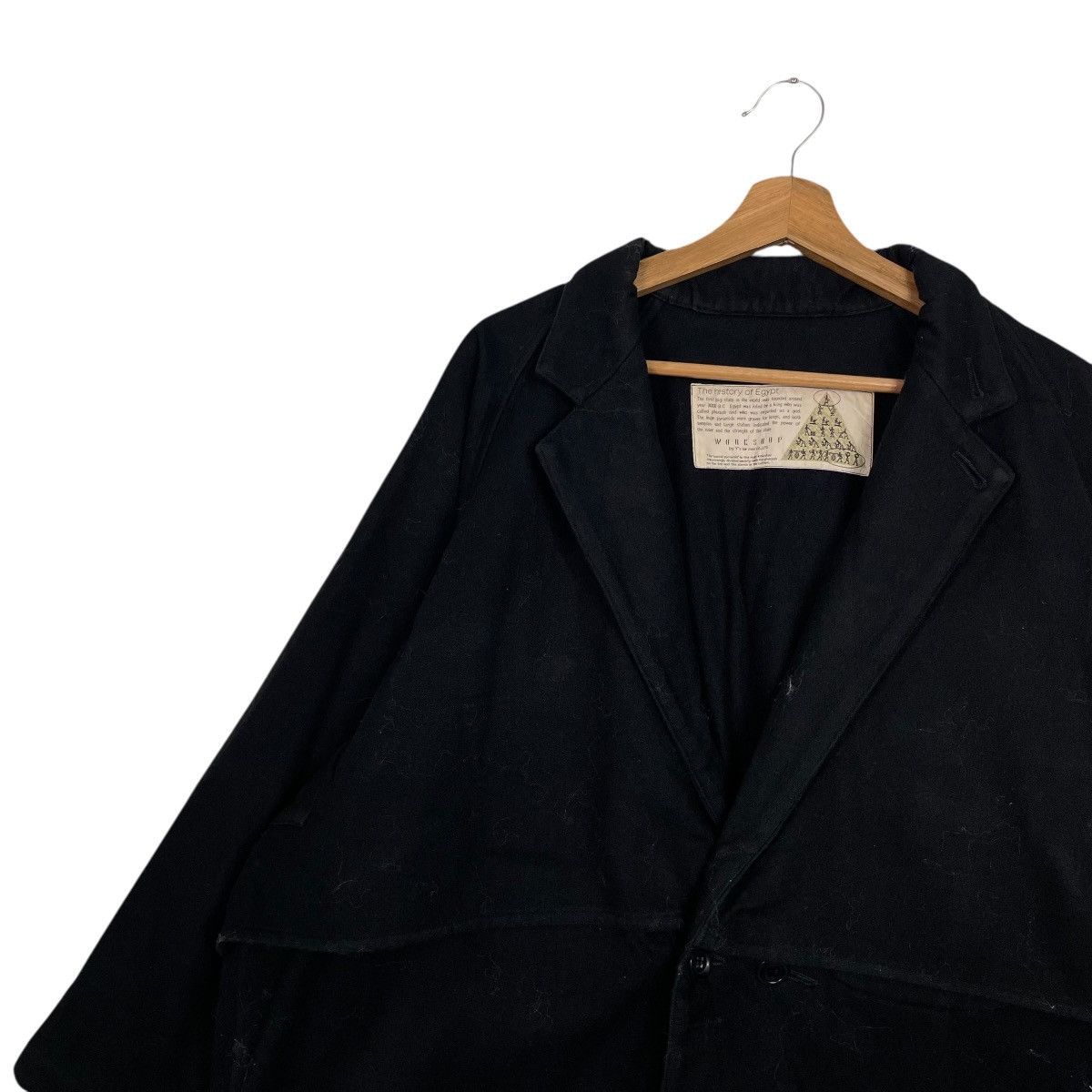 Y's for Men Vtg 80s Y’s For Men Workshop History Of Egypt Wool Jacket Size US XL / EU 56 / 4 - 6 Thumbnail