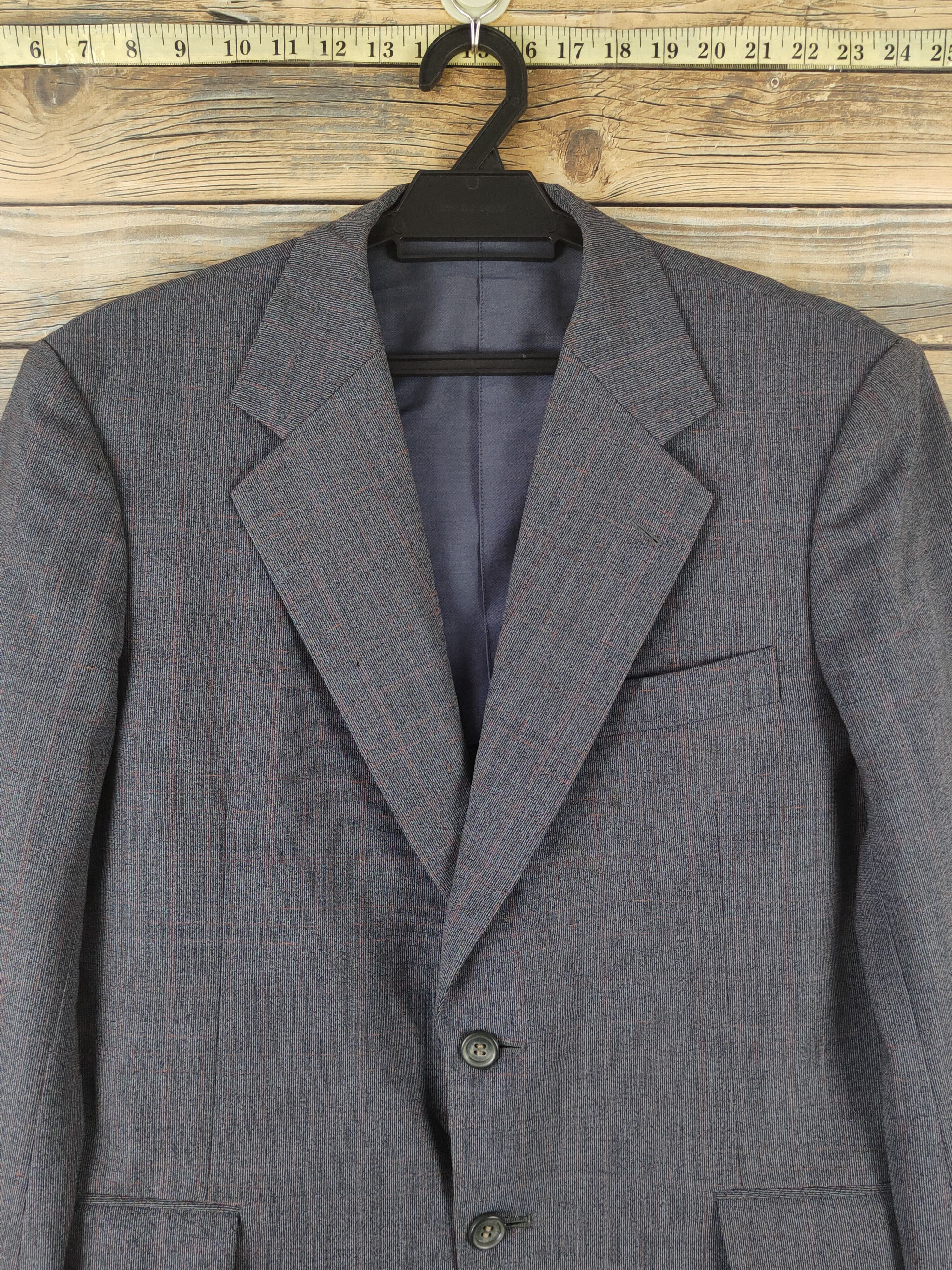 Vintage Vintage 🔥 Peel Man Dark Gray Blazers Size US M / EU 48-50 / 2 - 2 Thumbnail