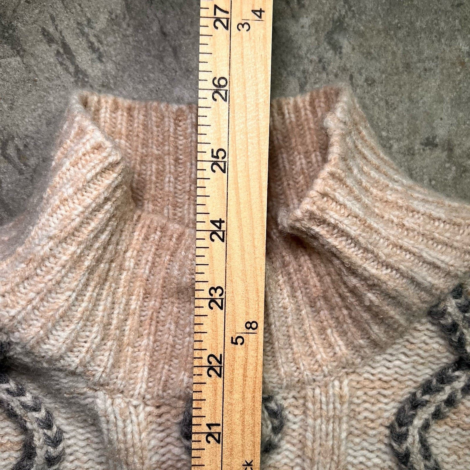 Eddie Bauer Eddie Bauer Legends Wmn Sz XL Wool Mock Neck Sweater Size M / US 6-8 / IT 42-44 - 3 Thumbnail