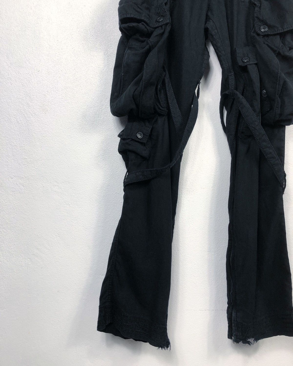 BUFFALO BOBS Rare Buffalo Bobs Noir Punk Bondage Cargo Pants Size US 30 / EU 46 - 7 Thumbnail