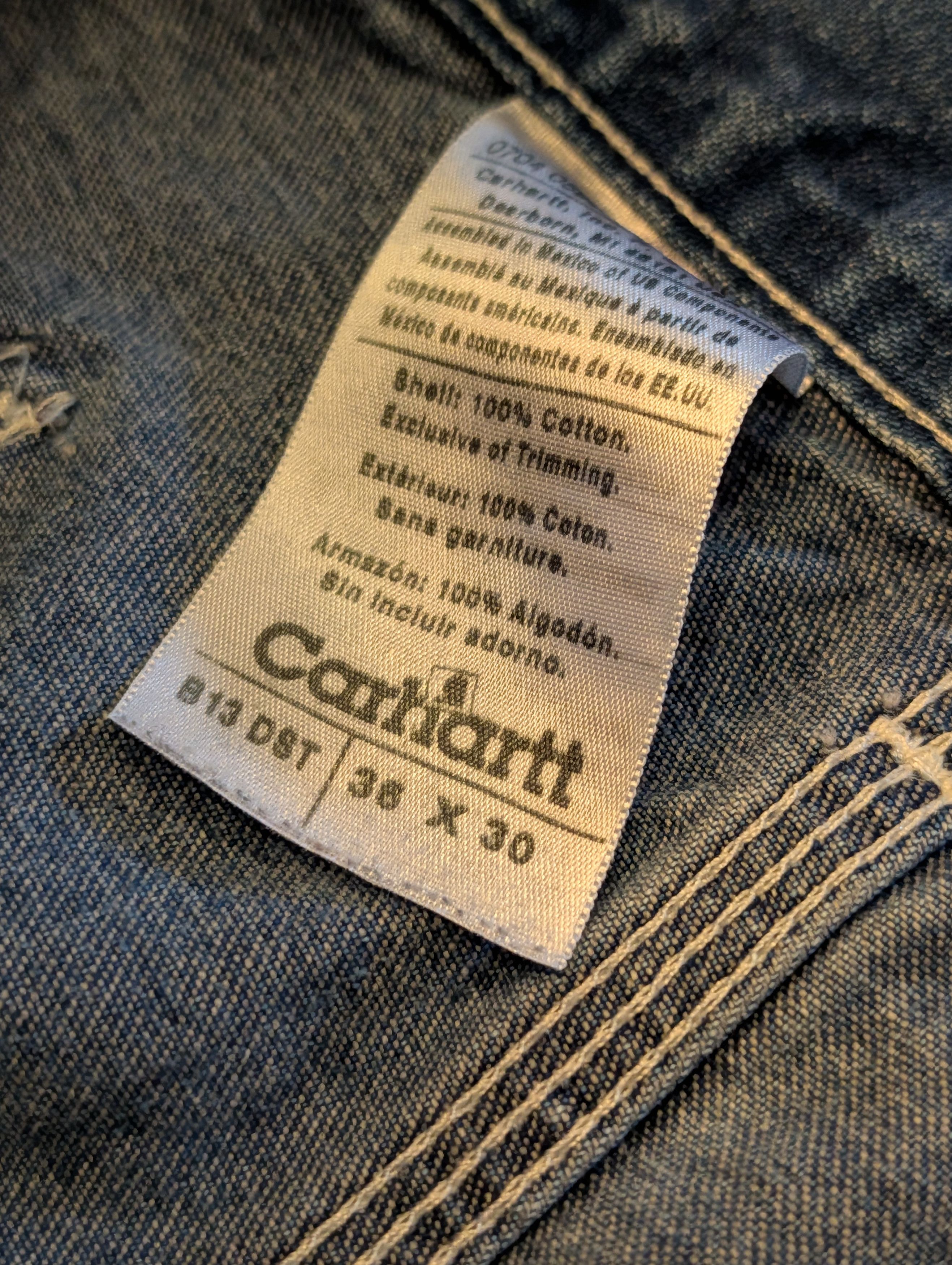 Carhartt Vintage Carhartt Dungaree Fit Jeans B13 DST Men’s 36x30 Size US 36 / EU 52 - 5 Thumbnail