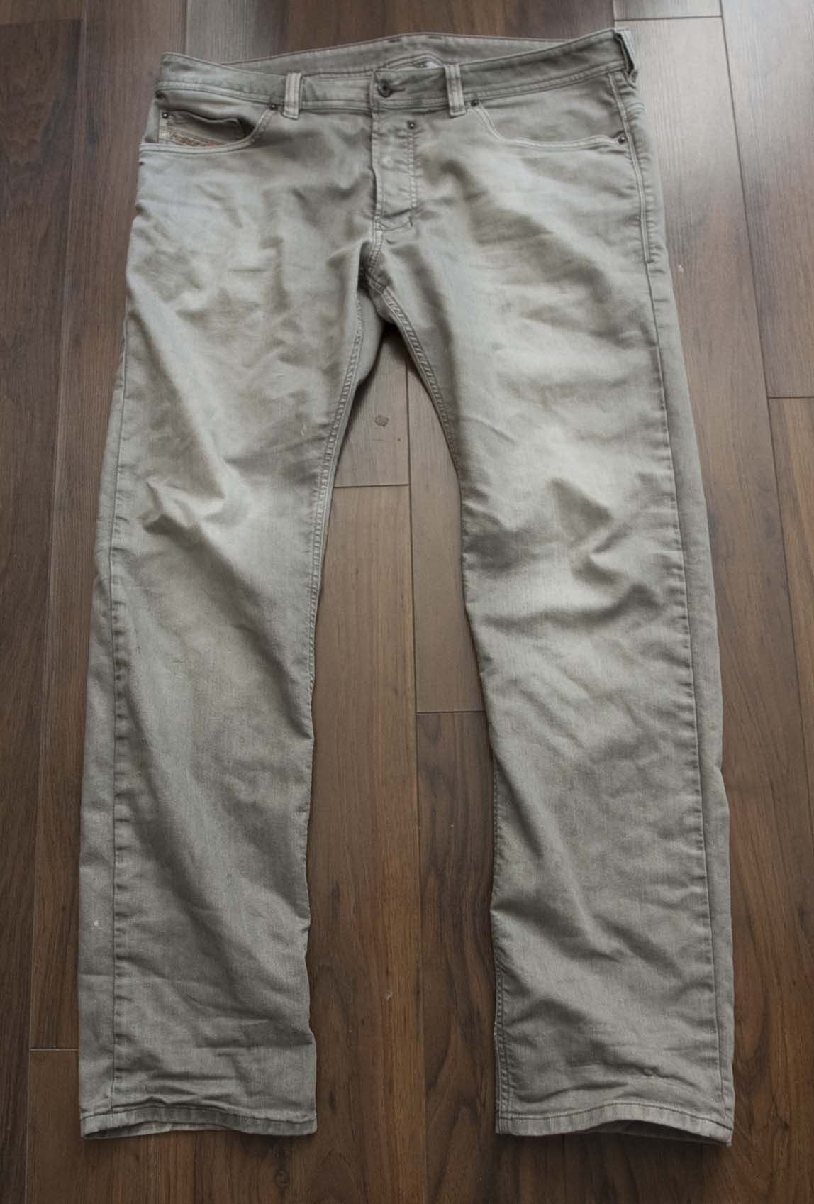 Diesel Diesel Safado Jeans Distressed Gray 37x32 Size US 37 - 1 Thumbnail