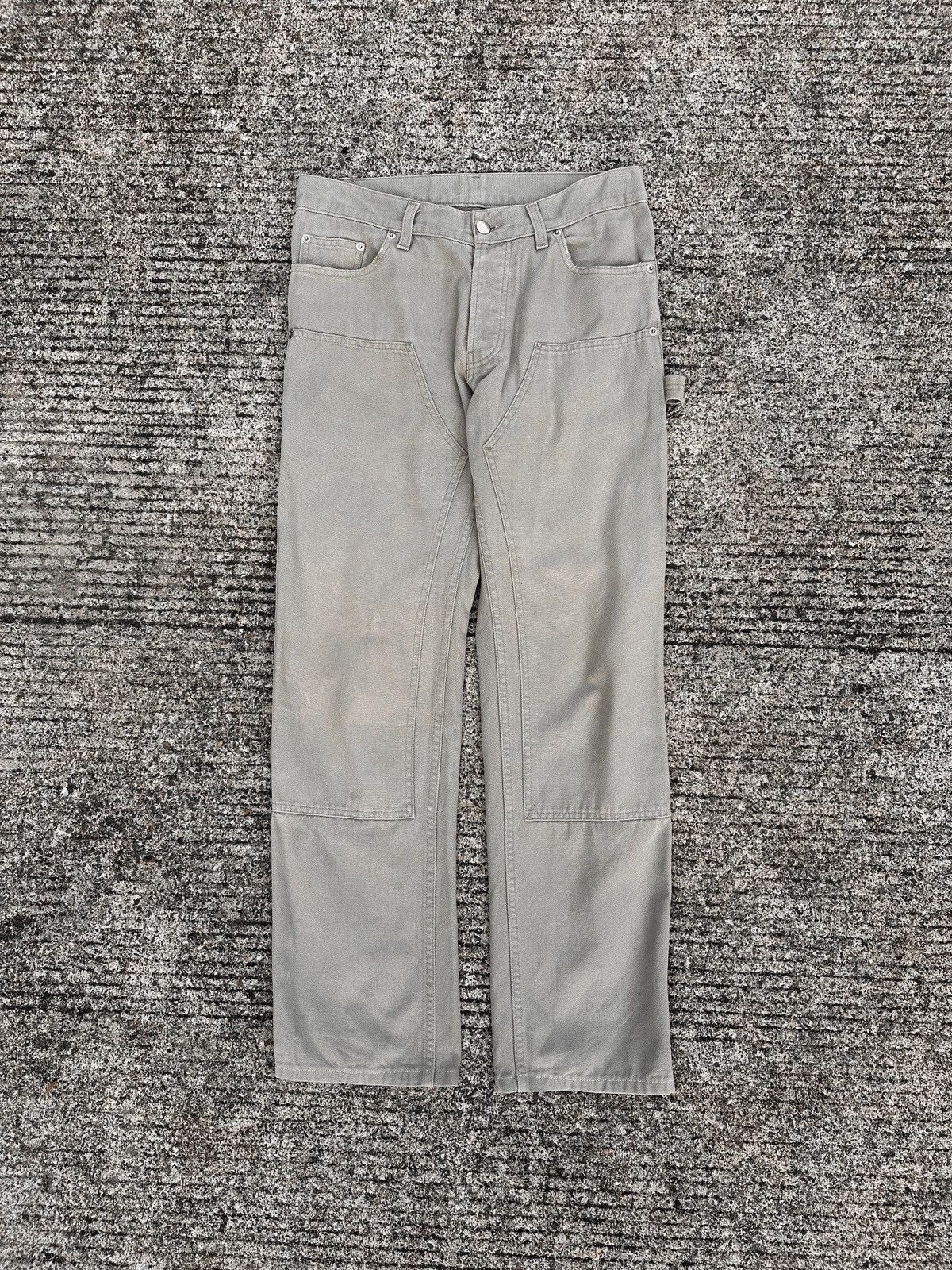 Helmut Lang Helmut Lang SS99 Sage Double Knee Work Pants Size US 32 / EU 48 - 1 Thumbnail