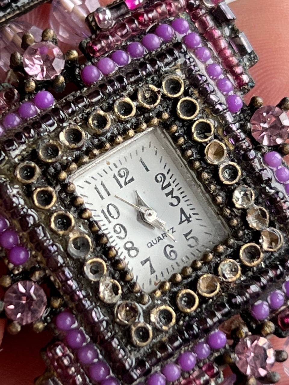 Japanese Brand × Vintage Vintage Japanese style futuristic Watch Crystal Violet Size ONE SIZE - 3 Thumbnail