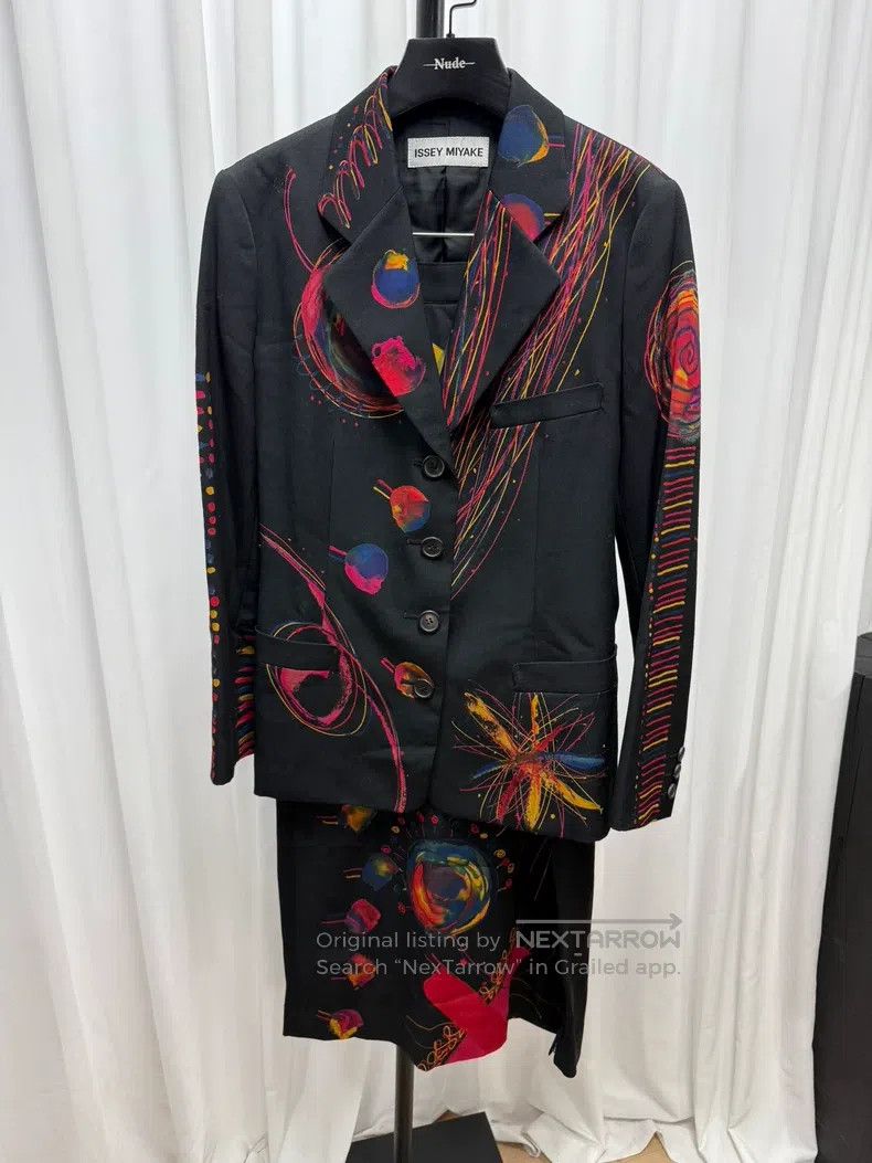 Other Issey Miyake Lollipop crayon starry wool suit Size US S / EU 44-46 / 1 - 1 Thumbnail