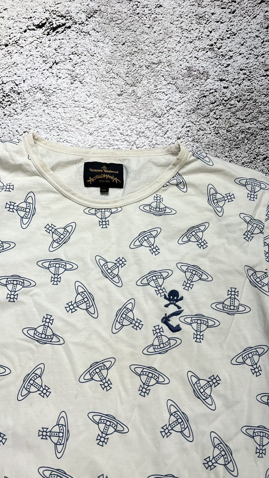 Vivienne Westwood Vivienne Westwood x Anglomania orb logo monogram t shirt Size US L / EU 52-54 / 3 - 3 Thumbnail