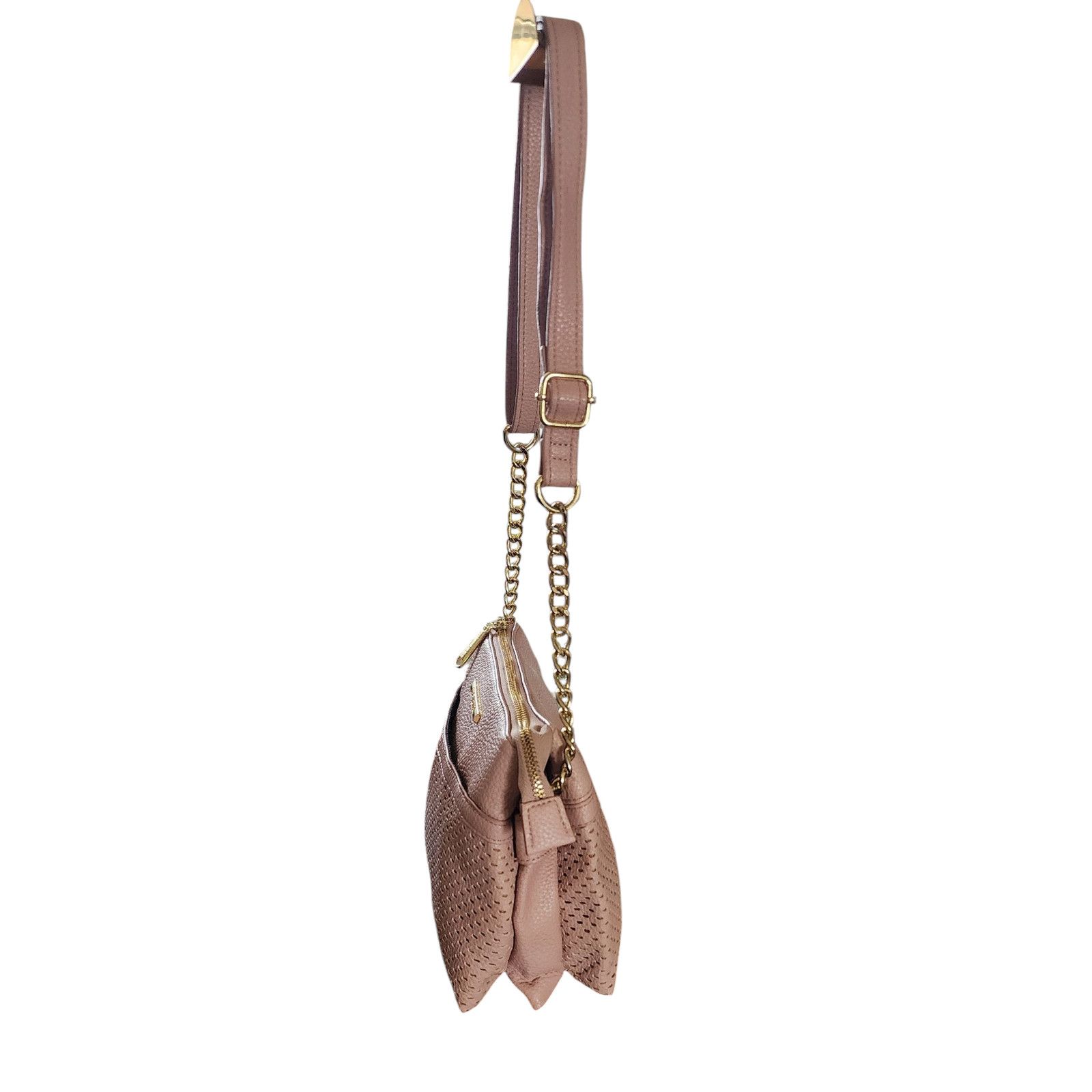 Steve Madden Steve Madden laser cut faux-leather crossbody shoulder bag. Size ONE SIZE - 11 Thumbnail