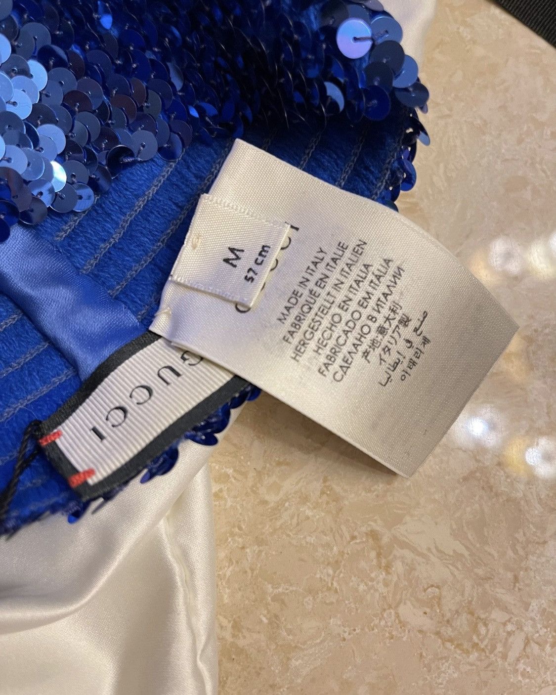Gucci Runway sequined hat Gucci Size ONE SIZE - 5 Thumbnail