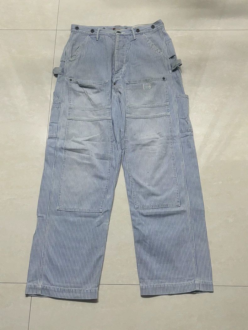 Kapital striped double knee work pants -DMC