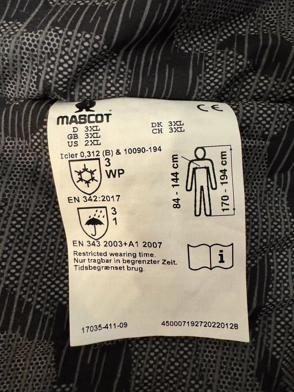 Other Mascot Advanced 17035-411 Insulated Workwear Jacket XXXL 3XL Size US XXL / EU 58 / 5 - 17 Thumbnail
