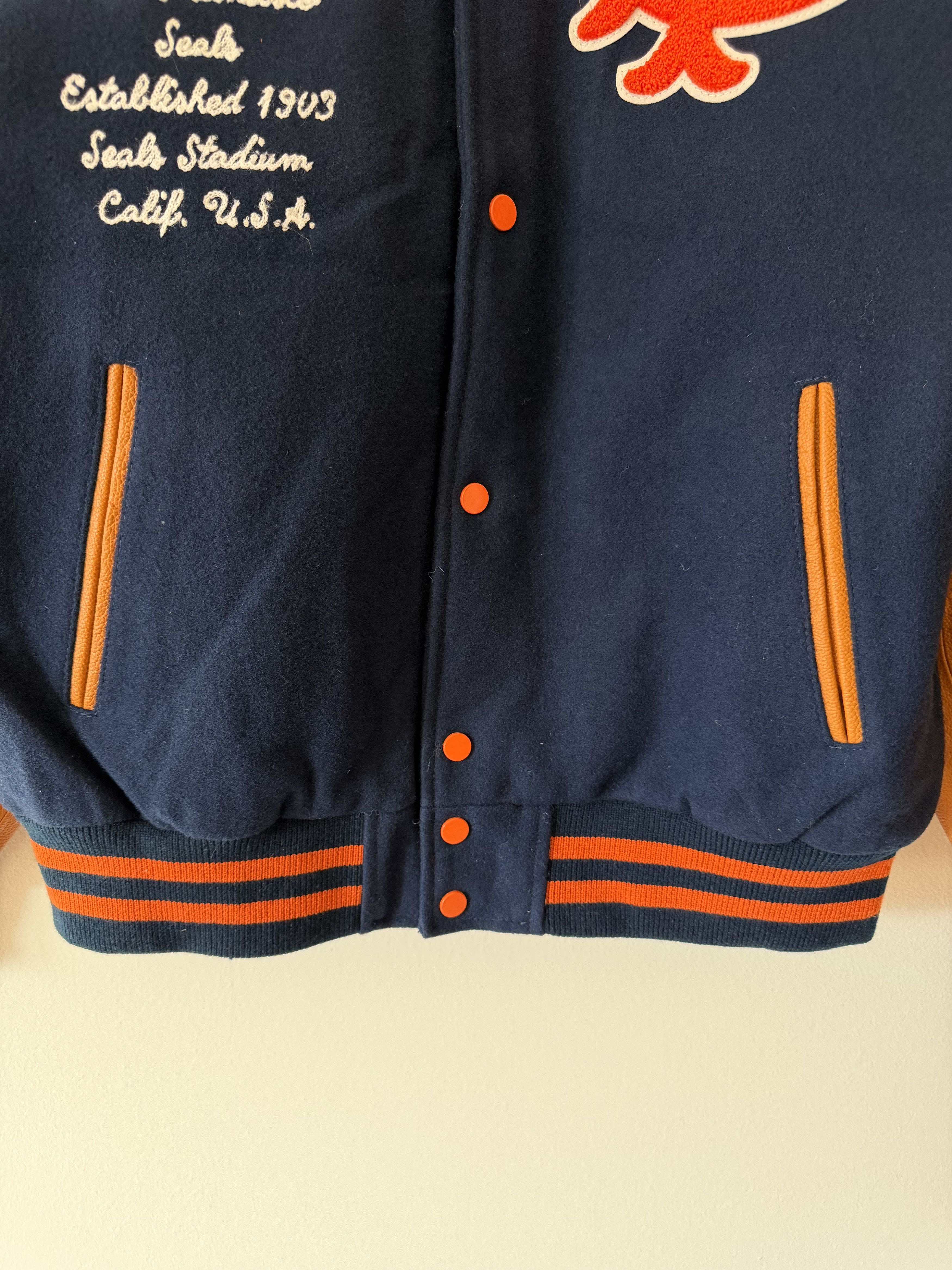 Ebbets Field Flannels Ebbets Field Flannels San Francisco Seals DNA Varisty Jacket Size US L / EU 52-54 / 3 - 5 Thumbnail