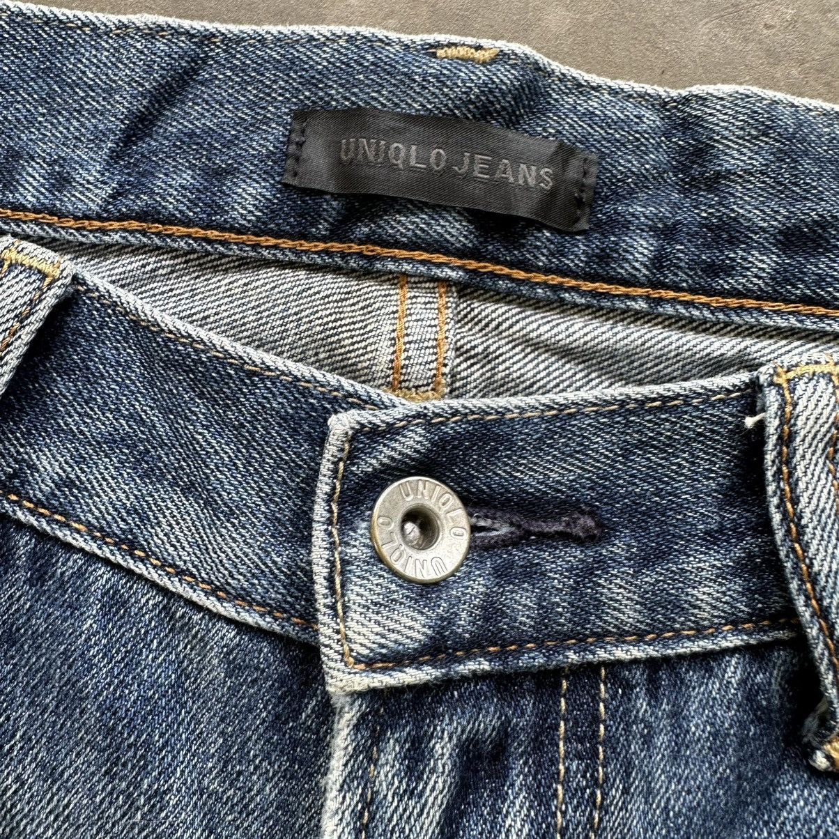 Japanese Brand Vintage Japanese Distress Faded Denim Jean Pant W33 Size US 33 - 4 Thumbnail