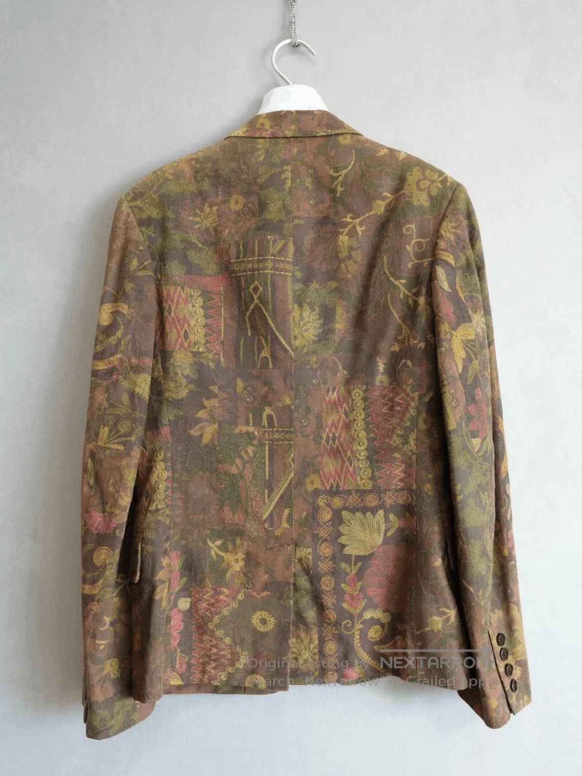 Yohji Yamamoto Sz 2 Yohji Yamamoto Pour Homme Flowers Print Jacket. Size US M / EU 48-50 / 2 - 2 Thumbnail