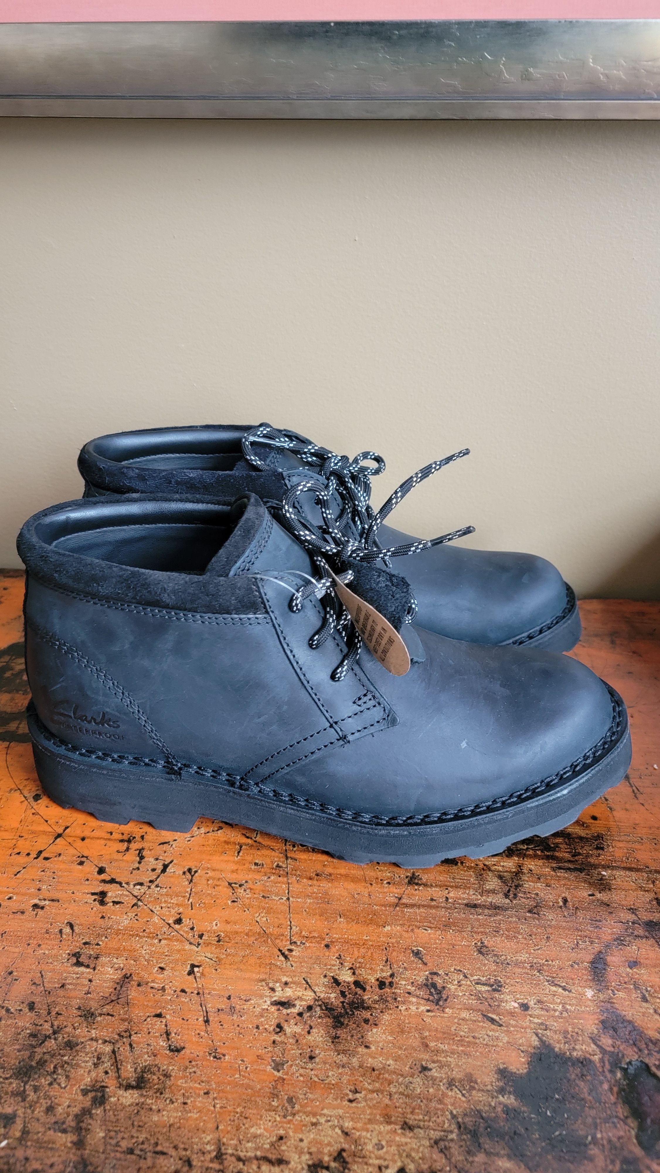 Clarks Man's Boots Clarks Corston DB Waterproof Size US 7.5 / EU 40-41 - 4 Thumbnail