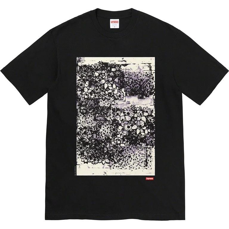 Supreme x Christopher Wool 1995 Tee 'Black'