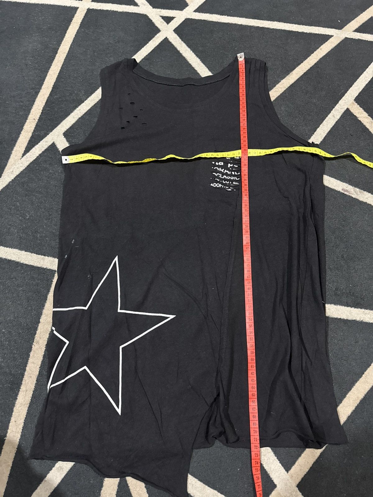 Le Grande Bleu (L.G.B.) Tanktop Asymmetrical Japanese Styled ifsix lgb Size US M / EU 48-50 / 2 - 4 Thumbnail
