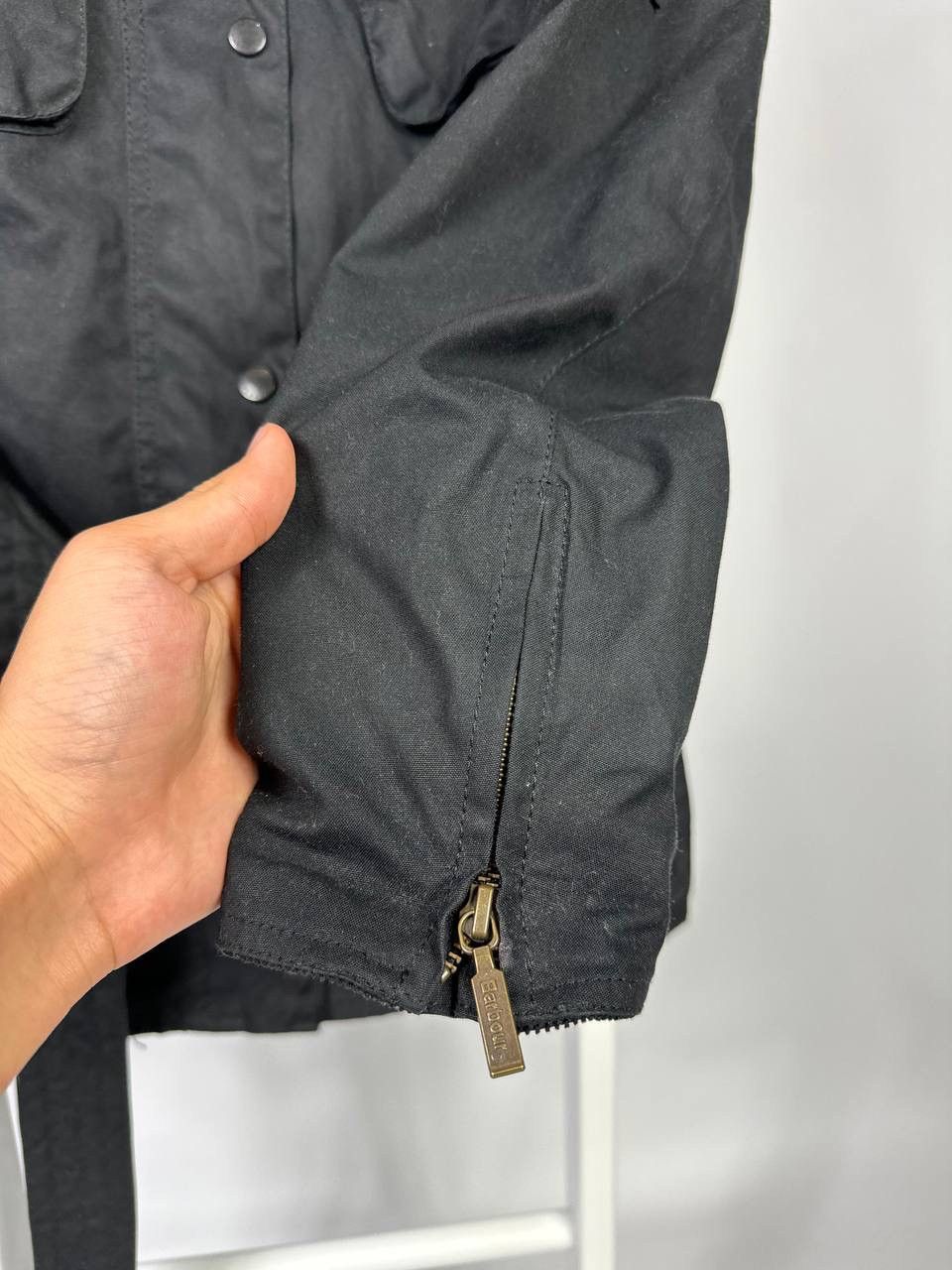 Barbour 🇬🇧Barbour International Women’s Wax Jacket Blue Size:USA 10 Size L / US 10 / IT 46 - 5 Thumbnail